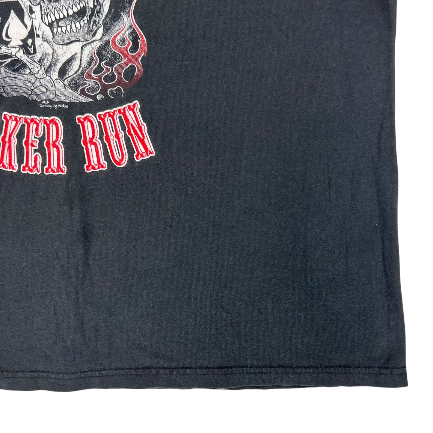 Vintage 1998 Sons of Silence outlaw biker club poker run tee (XL)