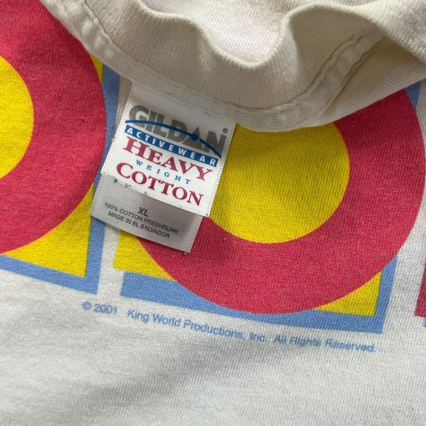 Vintage 2001 Hollywood Squares game show tee (XL)