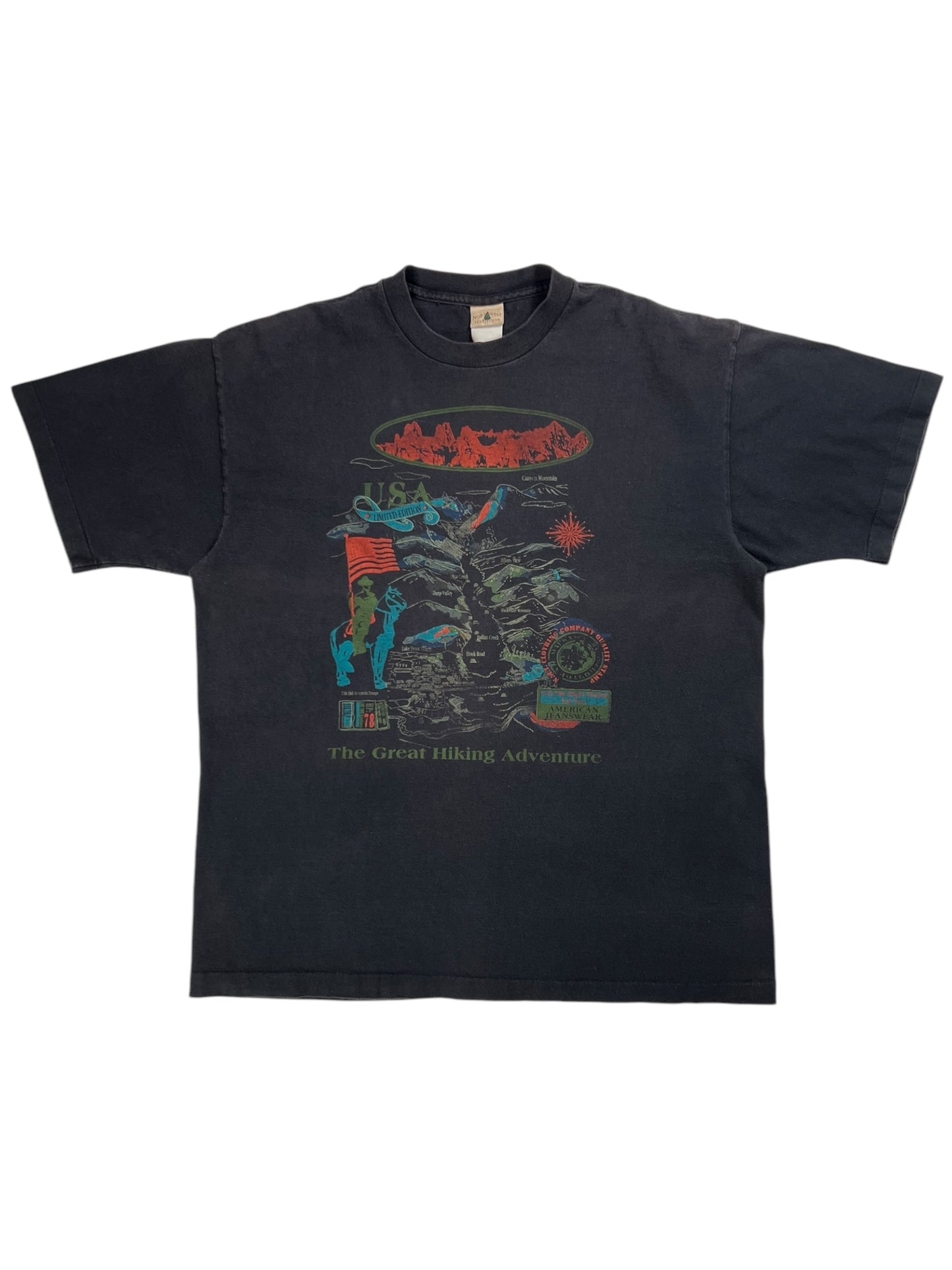 Vintage 90s The Great Hiking Adventure tee (L)