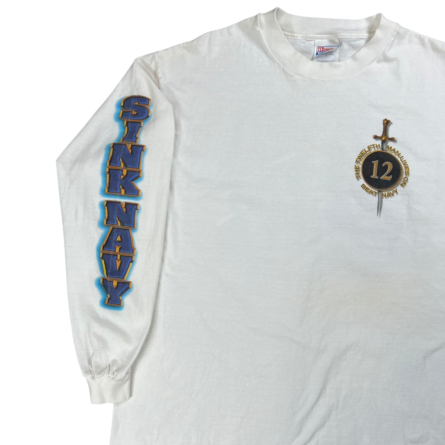 Vintage 1997 Army vs Navy Football Game long sleeve print shirt (XL)