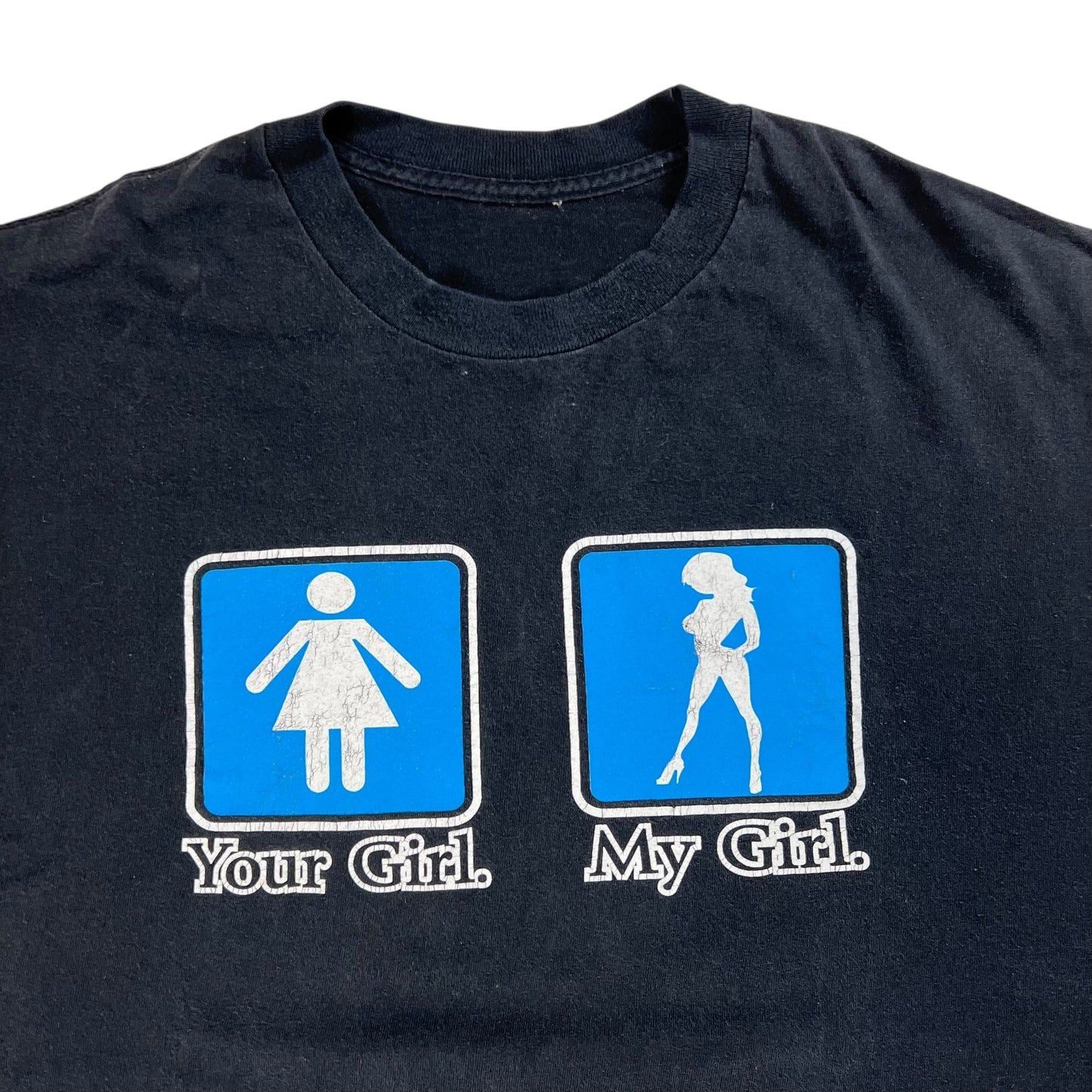 Vintage Y2K Your Girl. My Girl. Babe tee (XL)