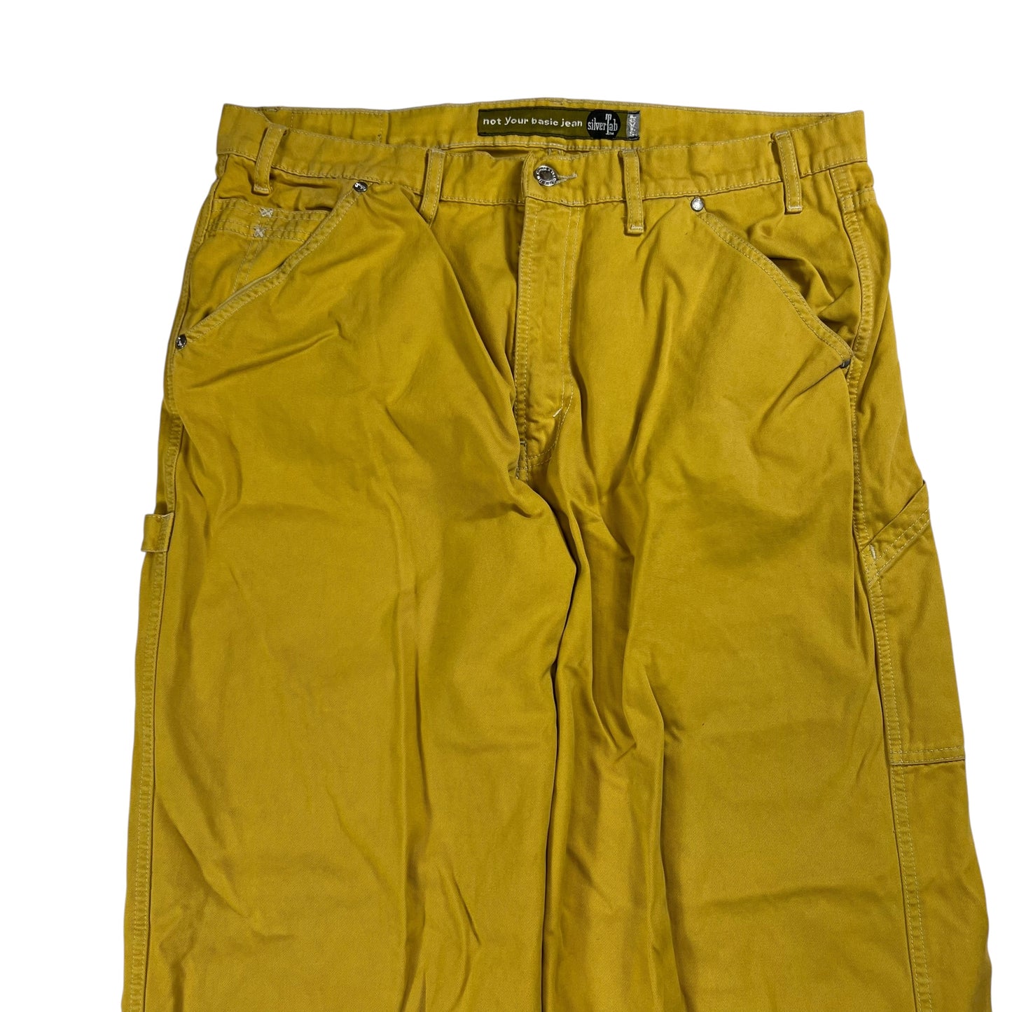 Vintage Y2K Levi’s Silver Tab baggy yellow pants (36x31)