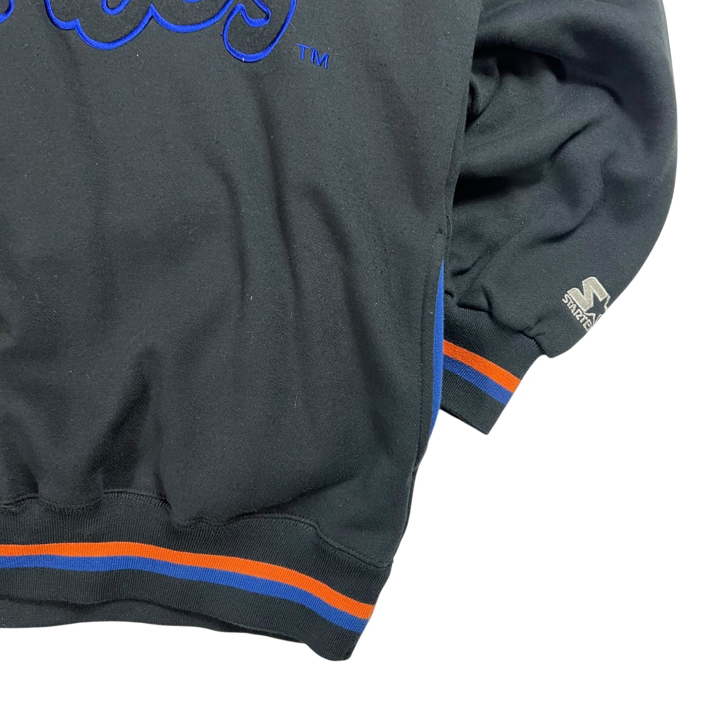 Vintage 90s Starter Denver Broncos double hood bubble graffiti hoodie (L)