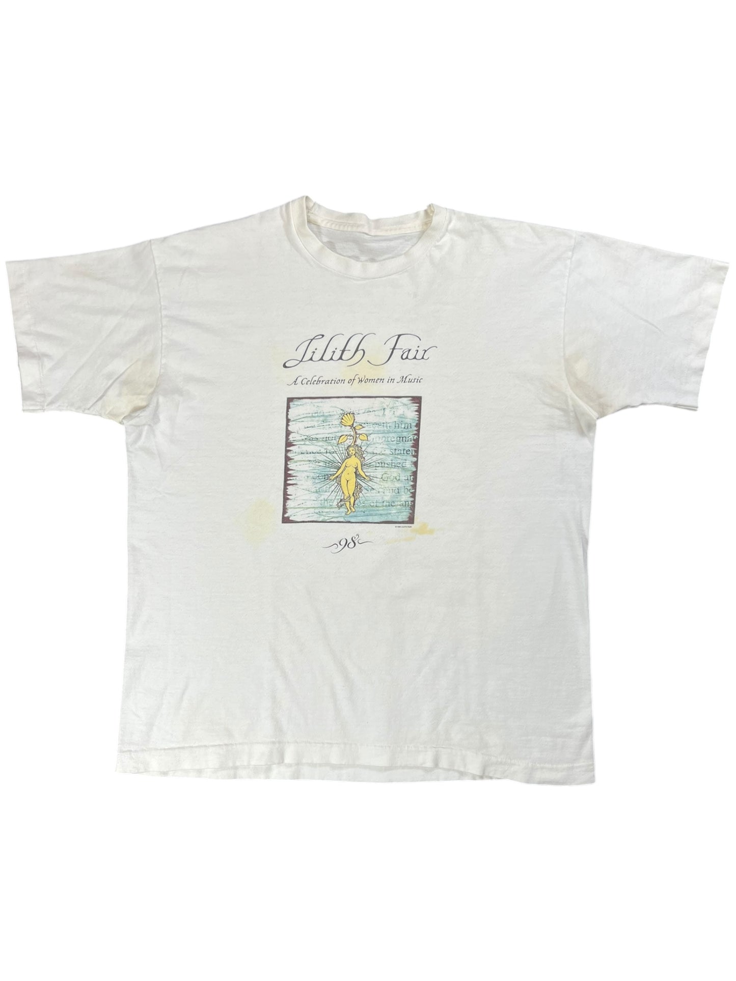Vintage 1998 Lilith Fair A Celebration of Women in Music tee (XL)