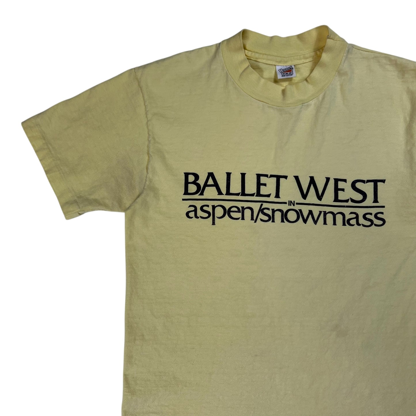 Vintage 1970s Hanes Ballet West in Aspen Snowmass tee (M)