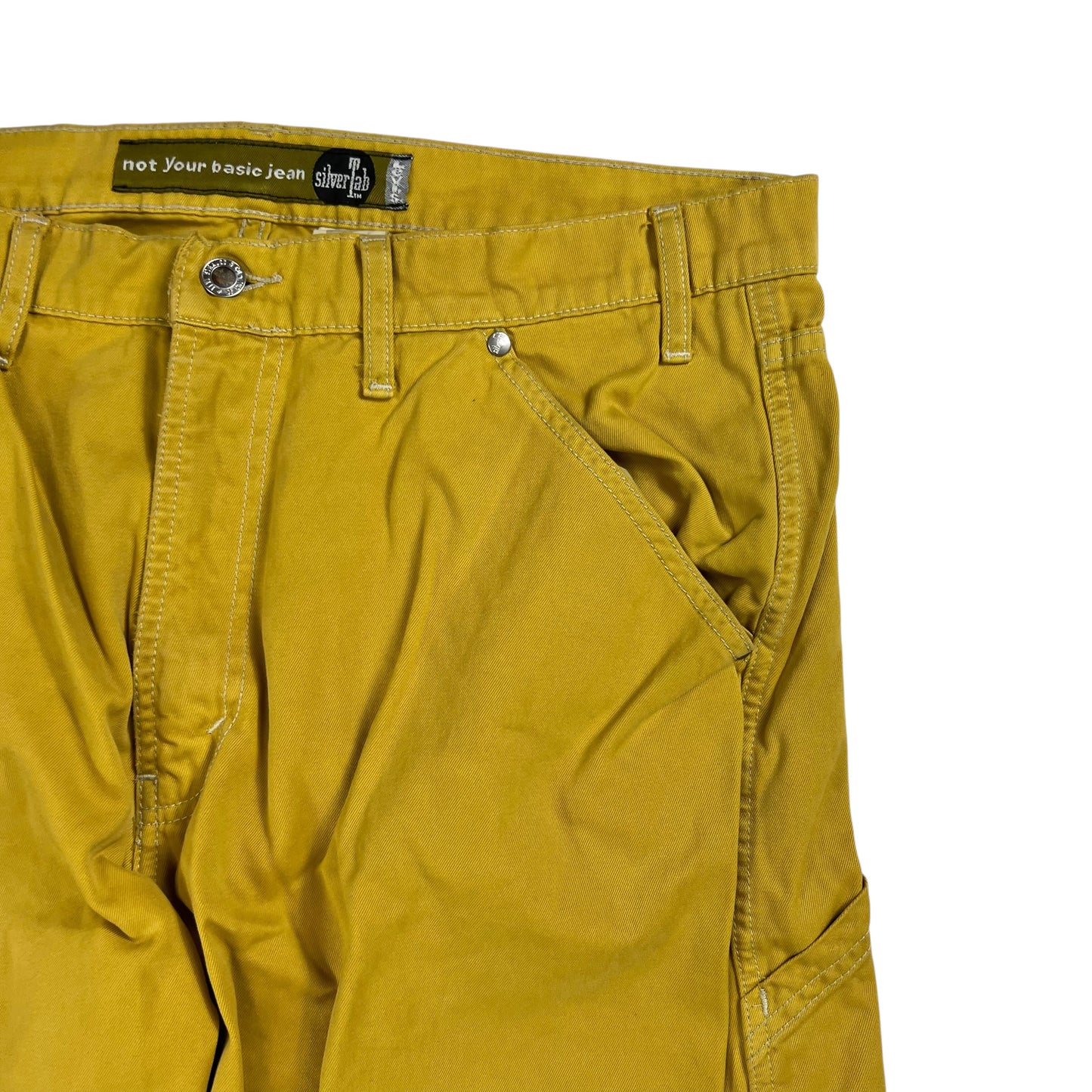 Vintage Y2K Levi’s Silver Tab baggy yellow pants (36x31)