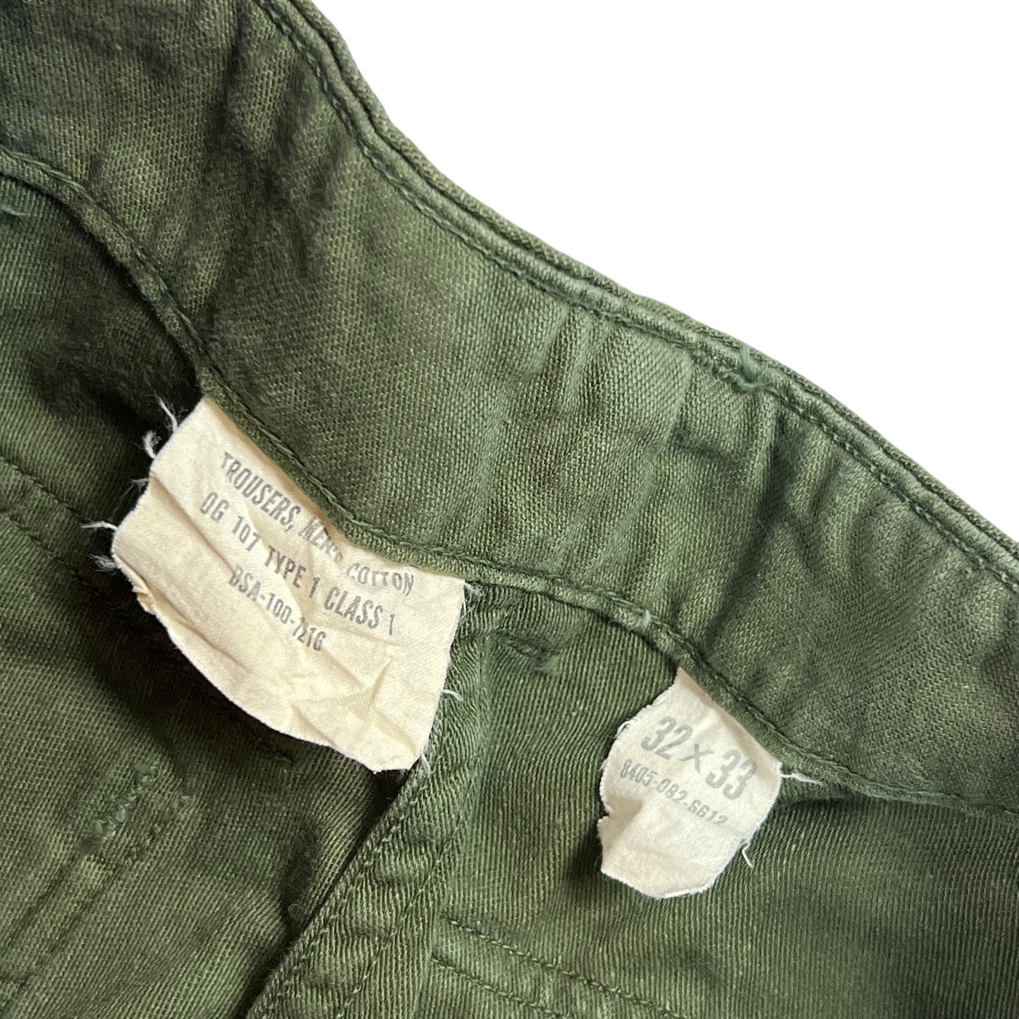 Vintage 1960s OG - 107 Vietnam era fatigues pants (30x32)