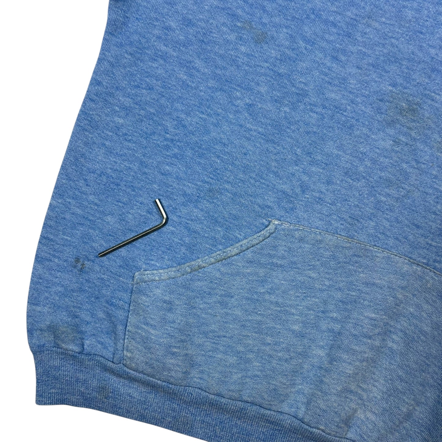 Vintage 1970s Russell Athletic Heather Blue Faded hoodie (M/L)