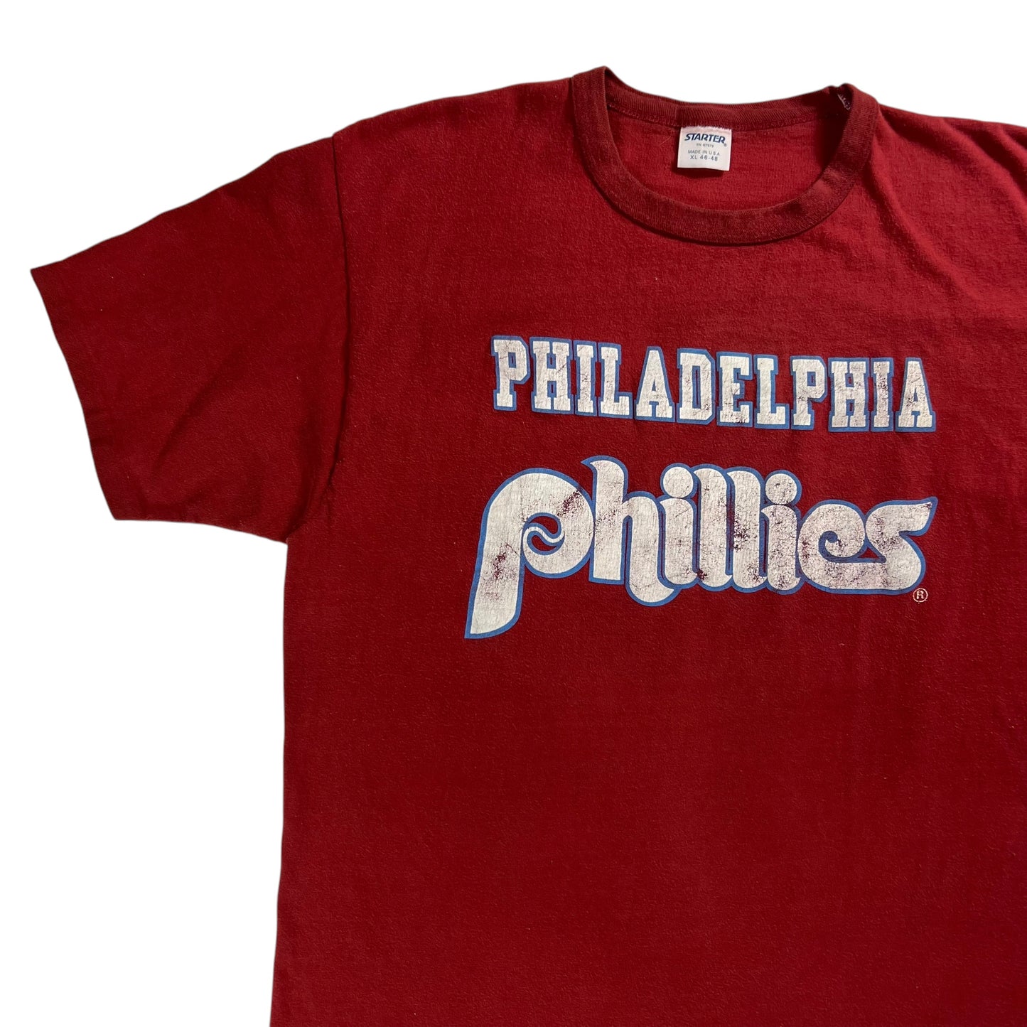 Vintage 80s Starter Philadelphia Phillies old logo tee (XL)