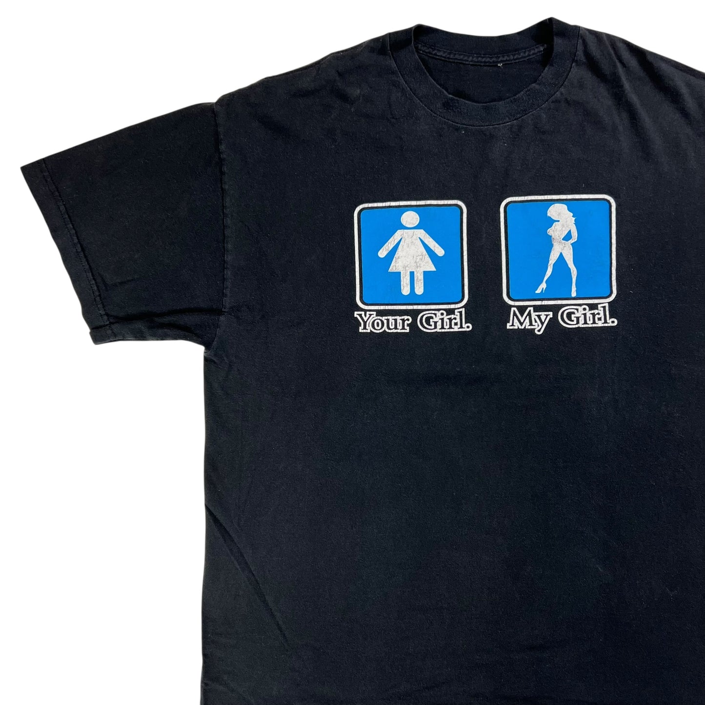 Vintage Y2K Your Girl. My Girl. Babe tee (XL)