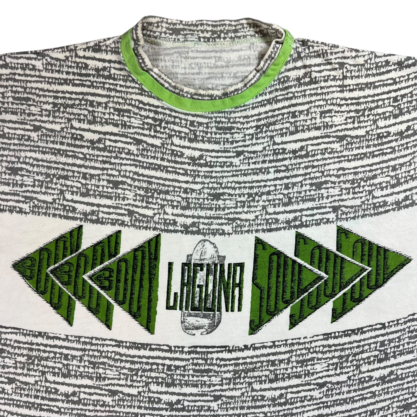Vintage 90s Laguna Body Soul all over print tee (L)