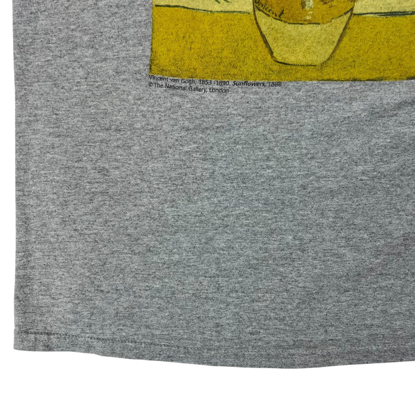 Vintage Y2K Vincent Van Gogh Sunflowers art tee (L)