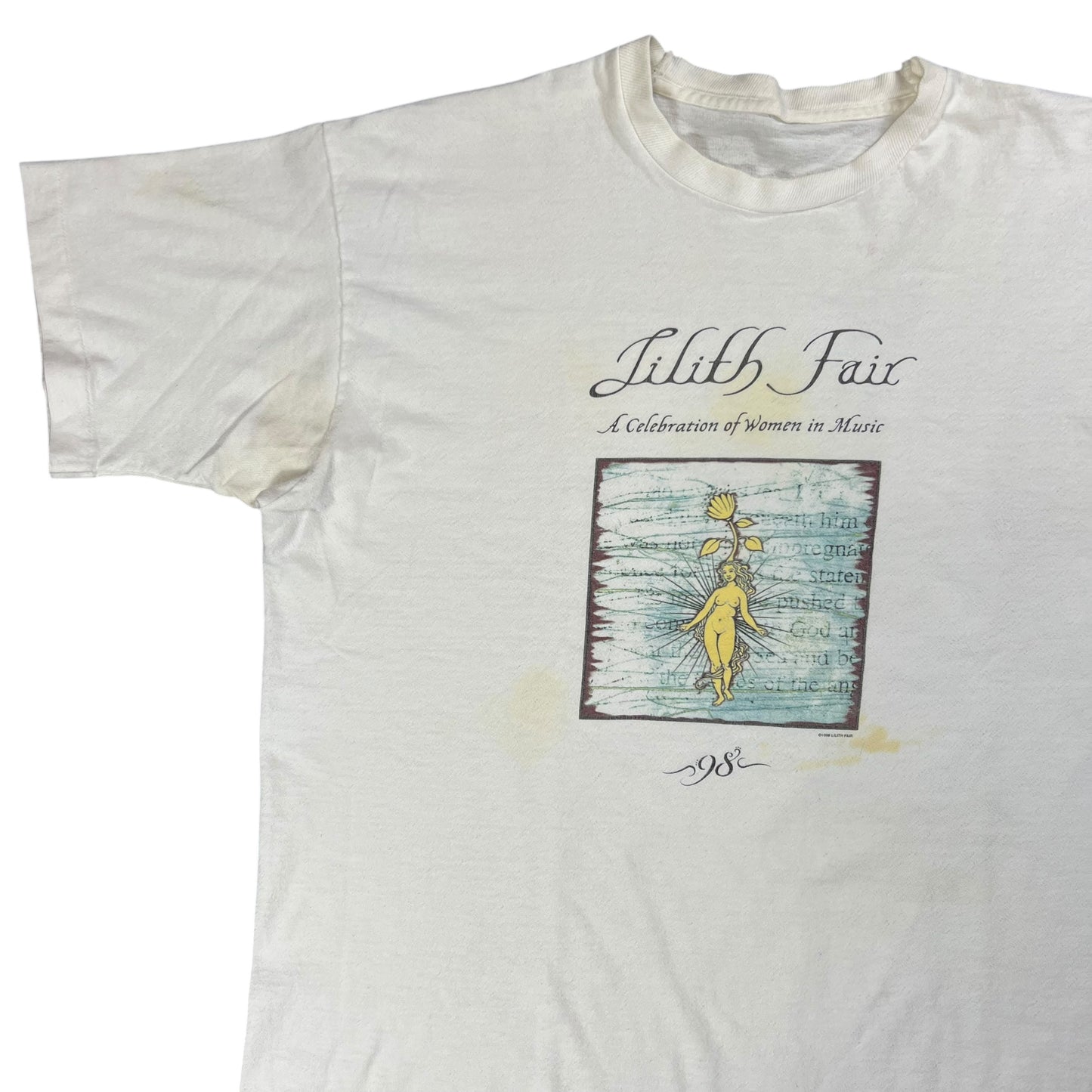 Vintage 1998 Lilith Fair A Celebration of Women in Music tee (XL)
