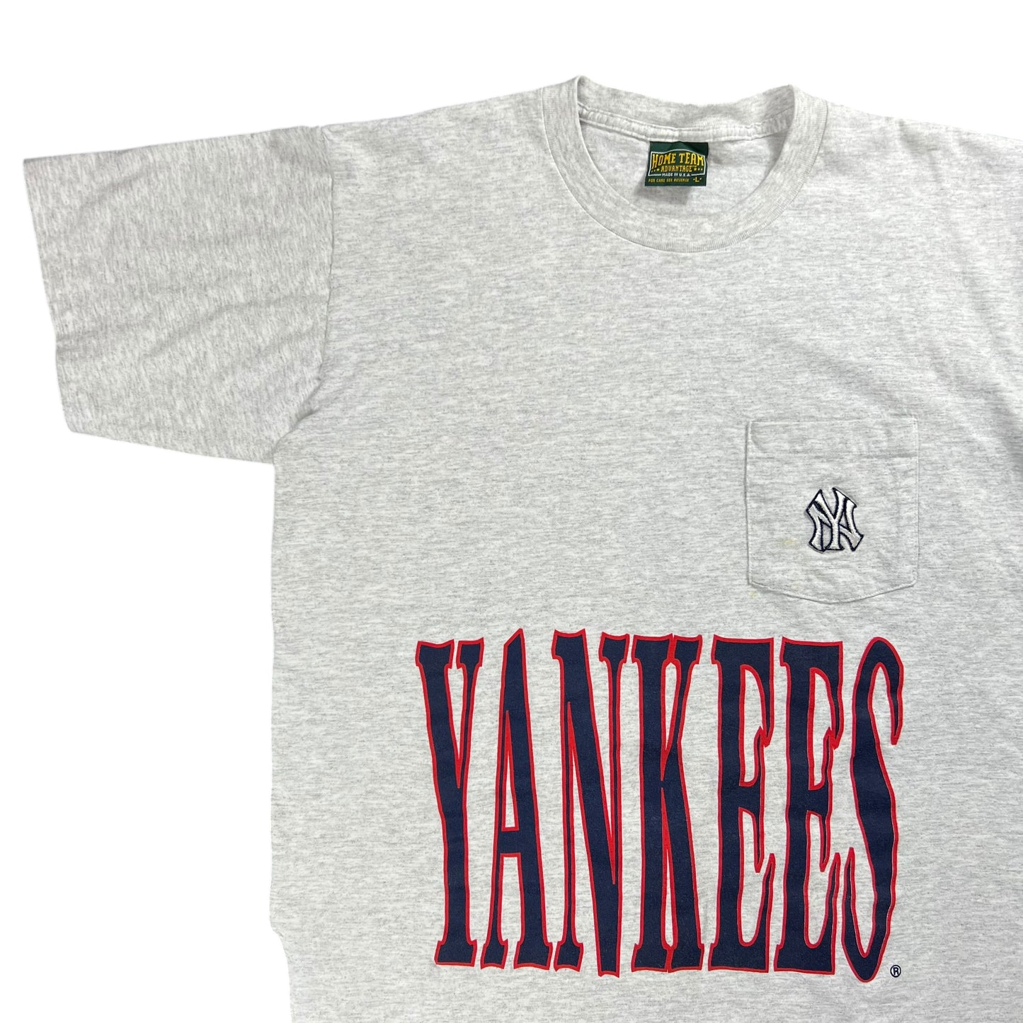 Vintage 90s New York Yankees graphic pocket tee (L)