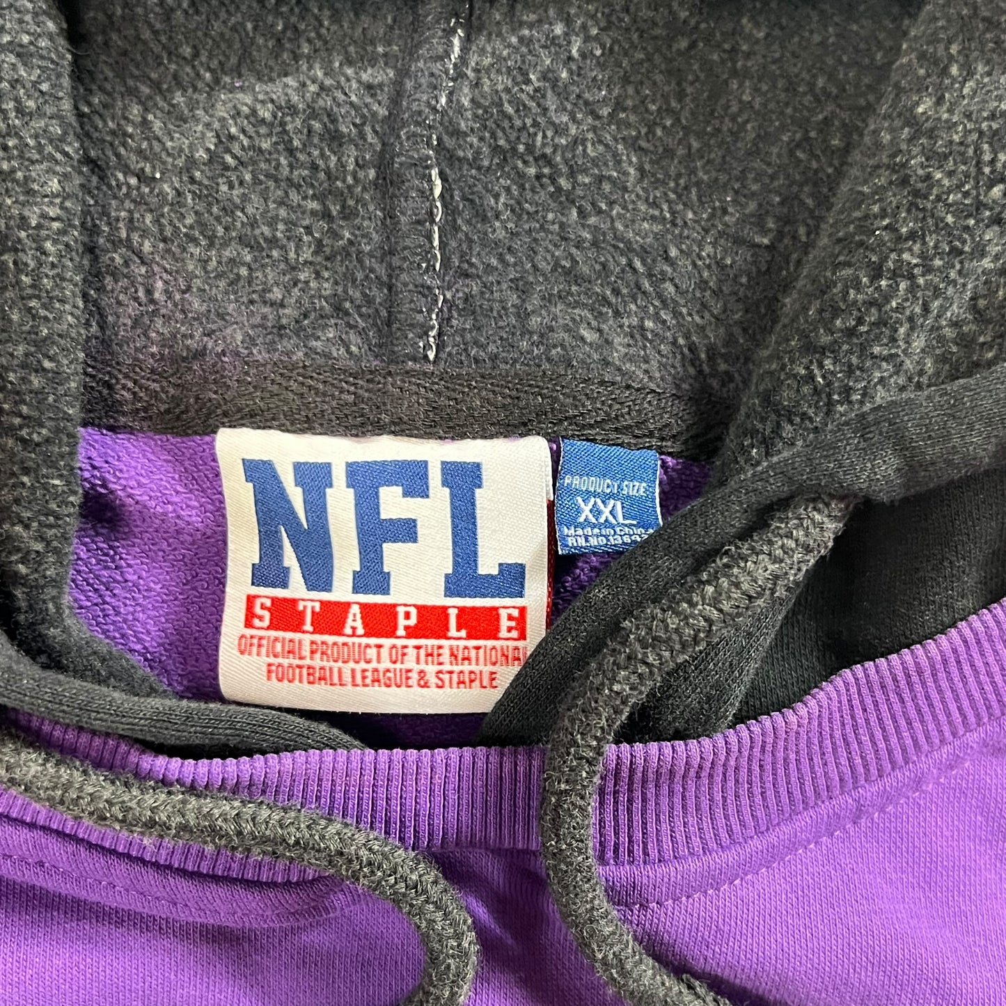 Vintage 90s Minnesota Vikings SKOL after hood hoodie (XXL)
