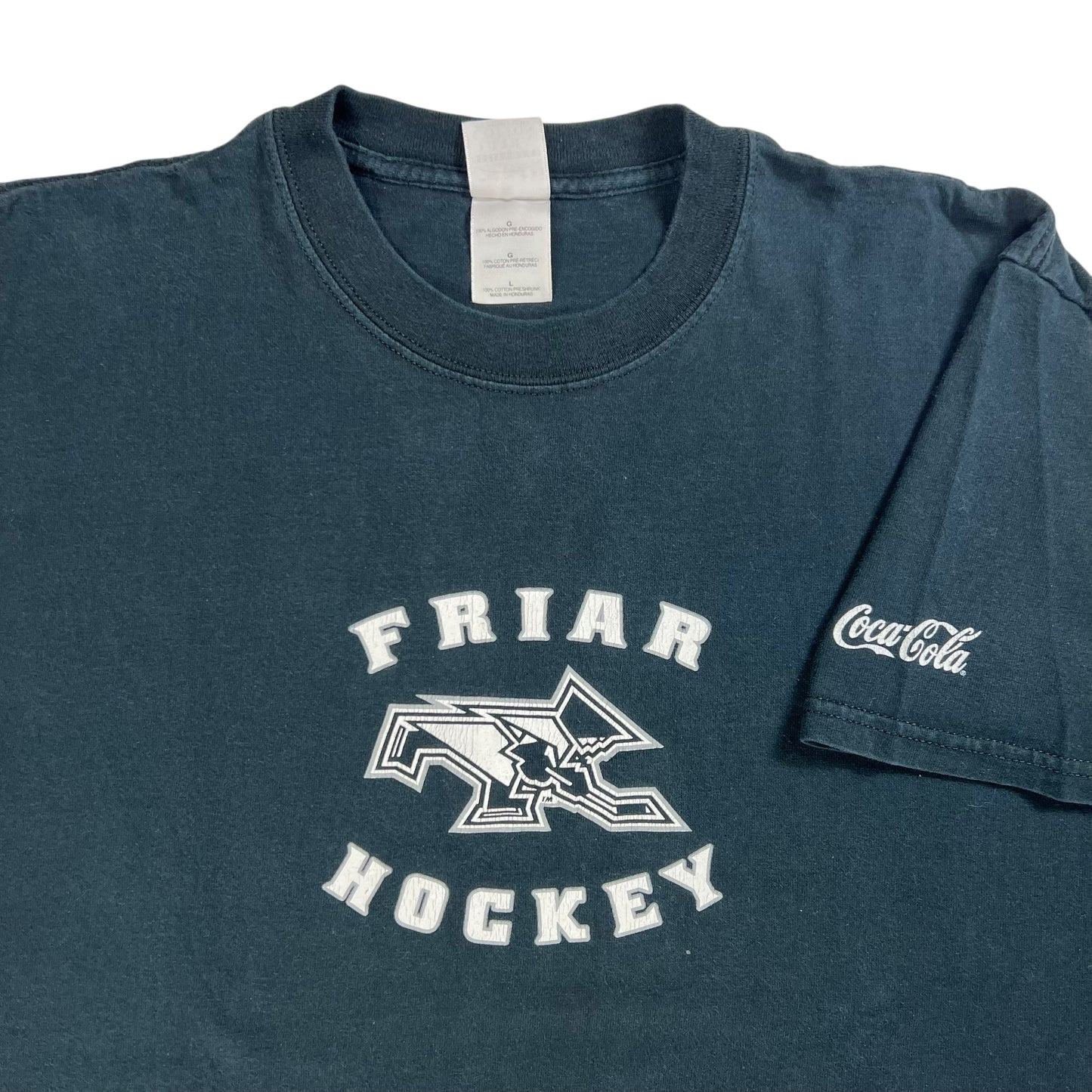Vintage Y2K Providence Friar College Hockey tee (L)
