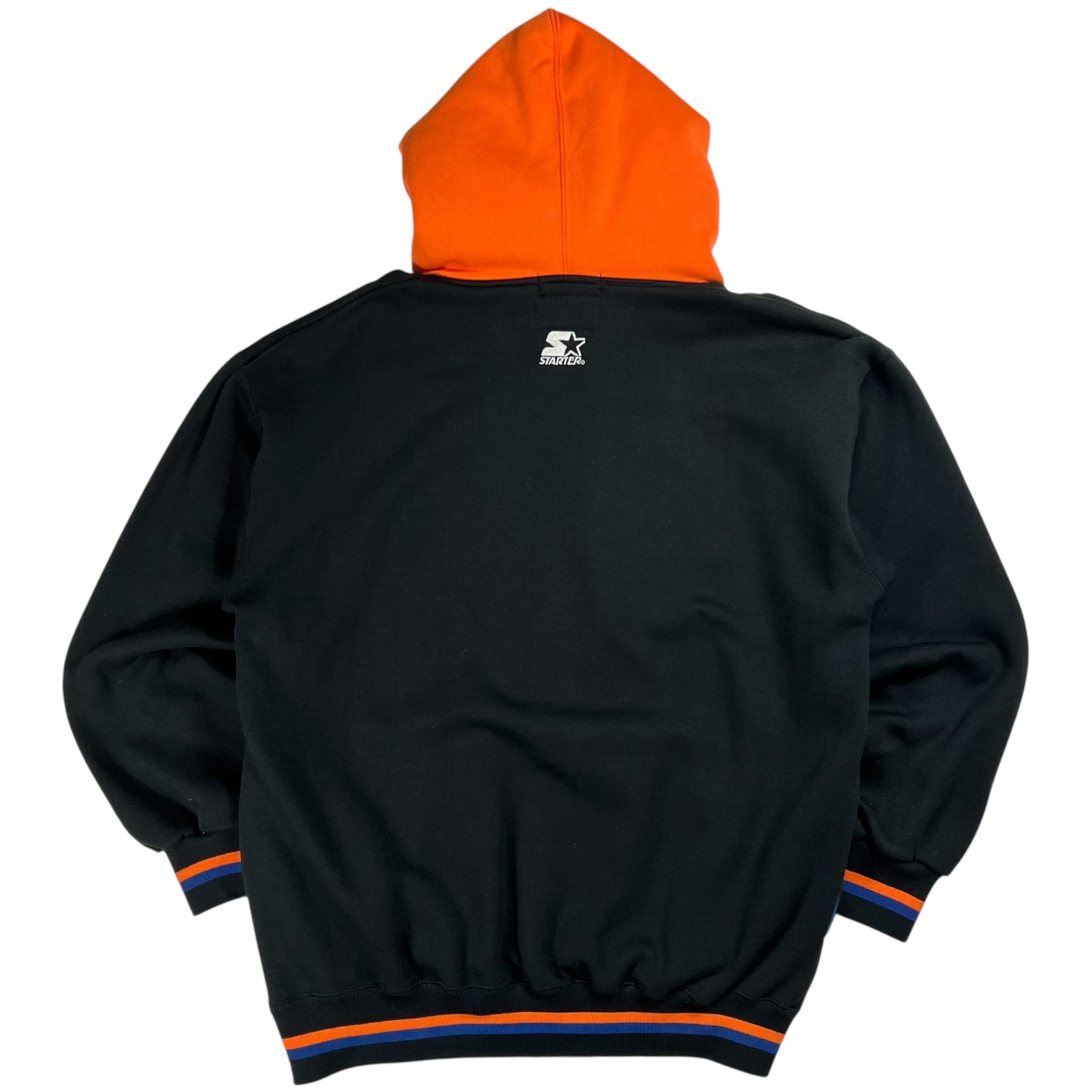Vintage 90s Starter Denver Broncos double hood bubble graffiti hoodie (L)