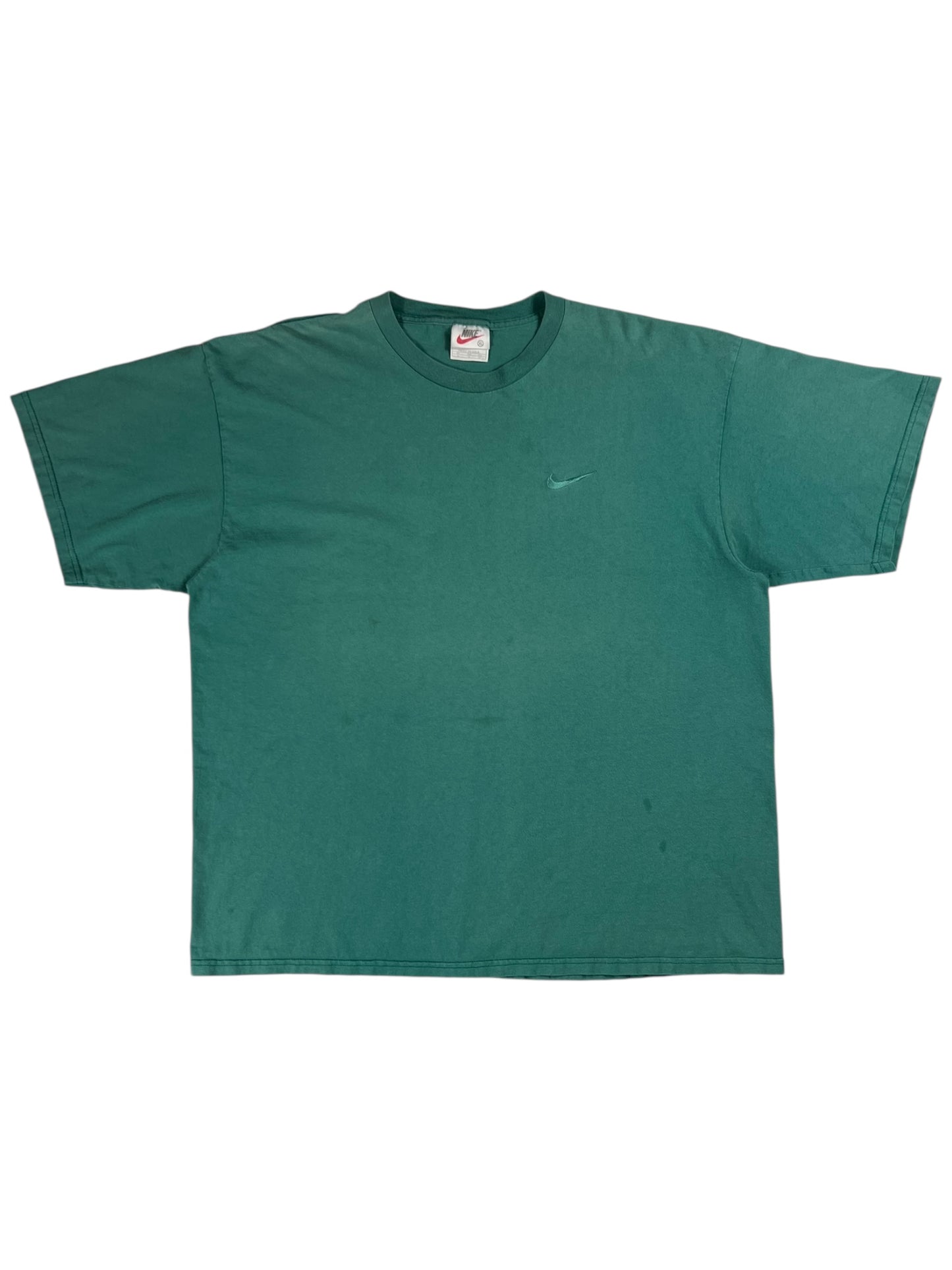 Vintage 90s Nike mini swoosh tonal faded tee (XL)