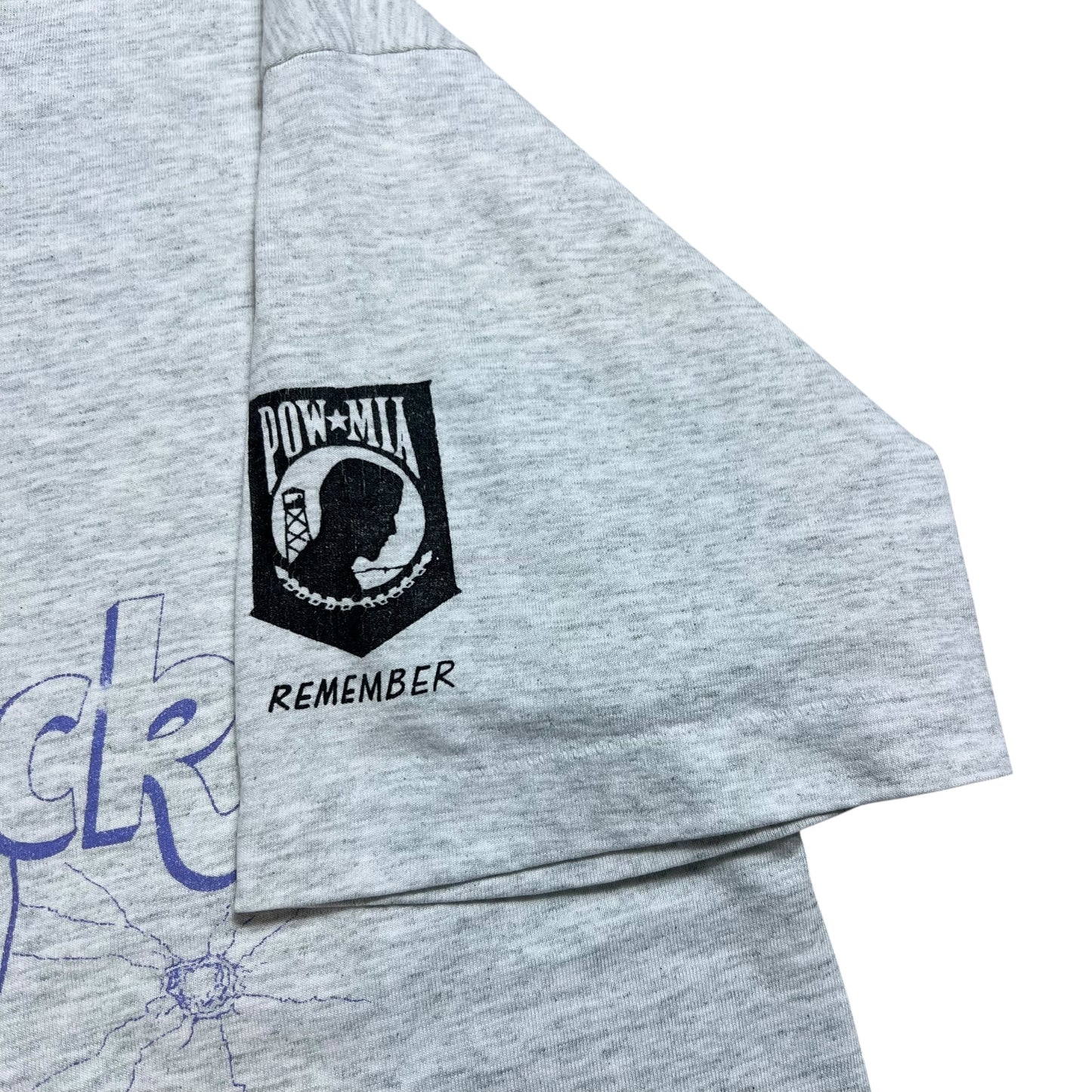 Vintage 80s Hard Luck Cafe American Militarism tee (L)
