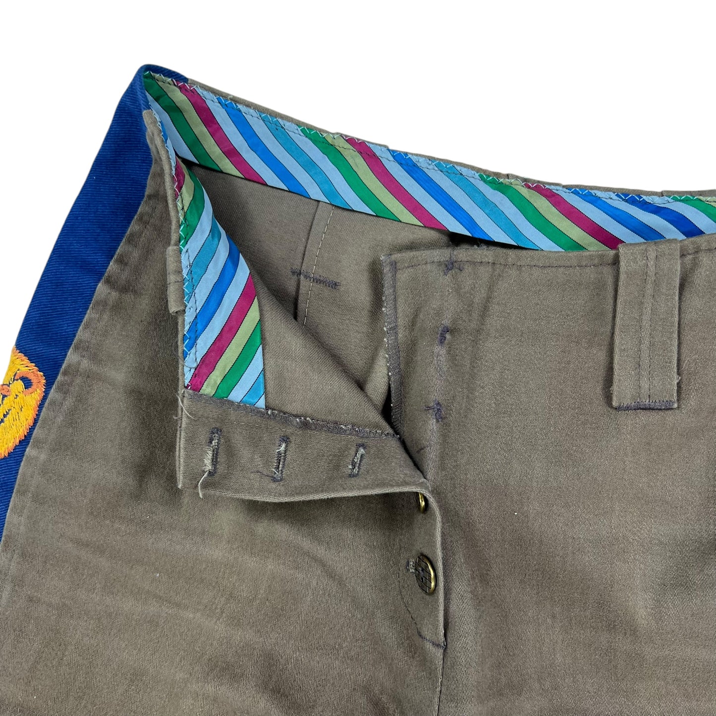 Vintage 70s piped flare pants (27x29)