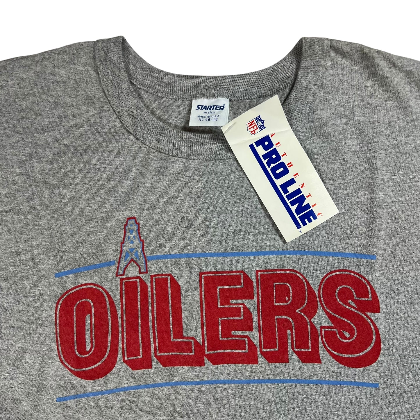 Vintage 90s Starter Houston Oilers NFL tee (L) DS NWT