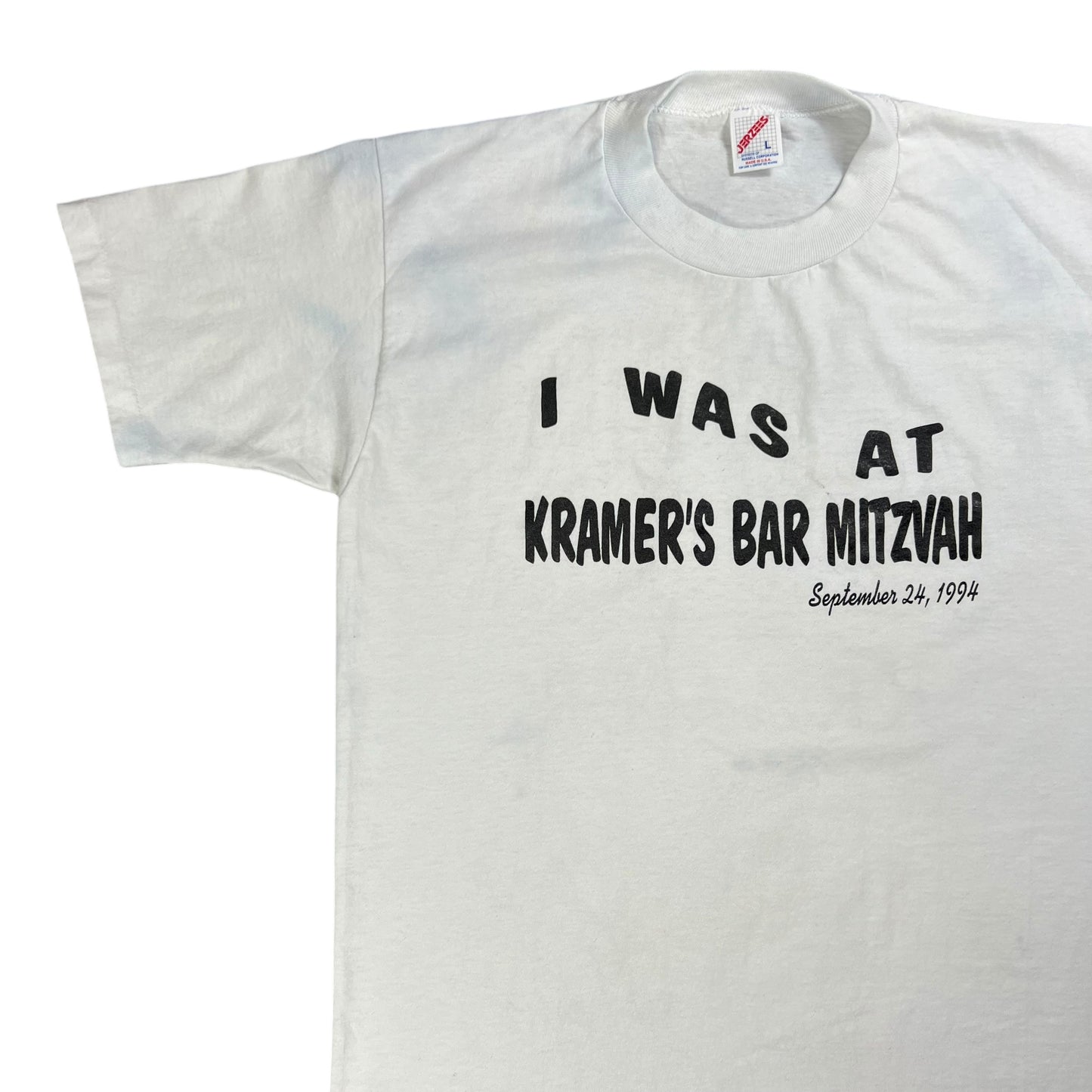 Vintage 90s Seinfeld Kramer’s Bar Mitzvah tee (L)