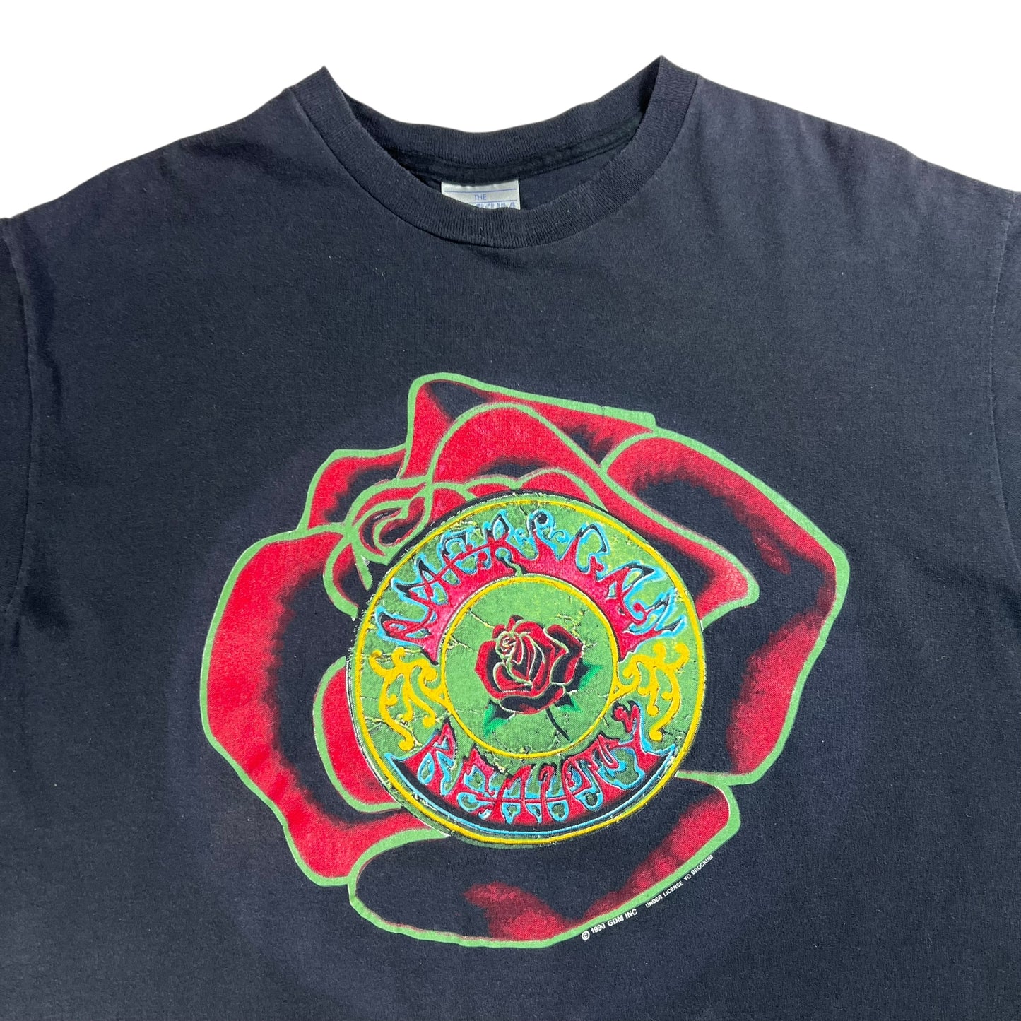 Vintage 1990 Brockum Grateful Dead American Beauty band tee (L)