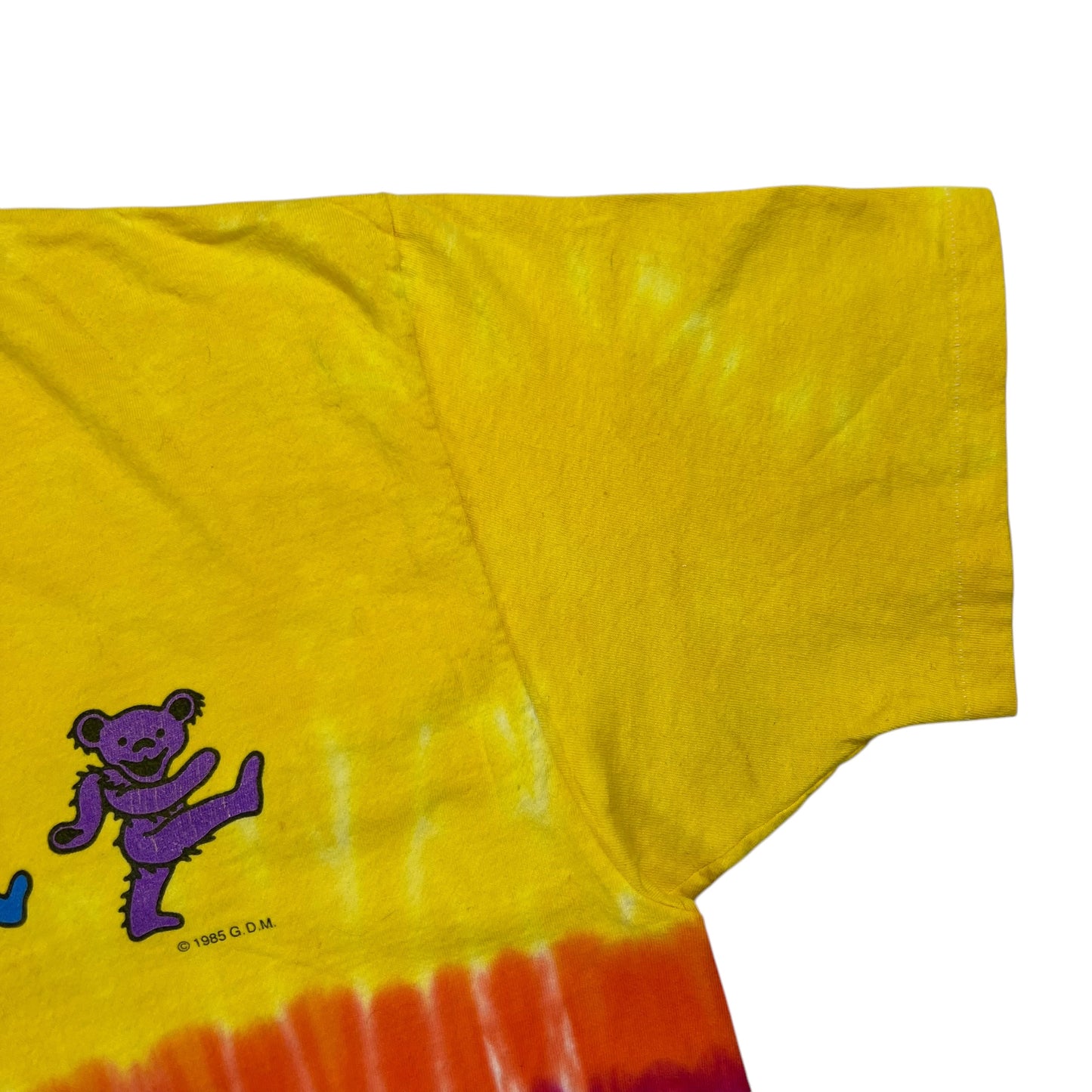 Vintage 90s Grateful Dead Marching Bears tie dye band tee (XL)