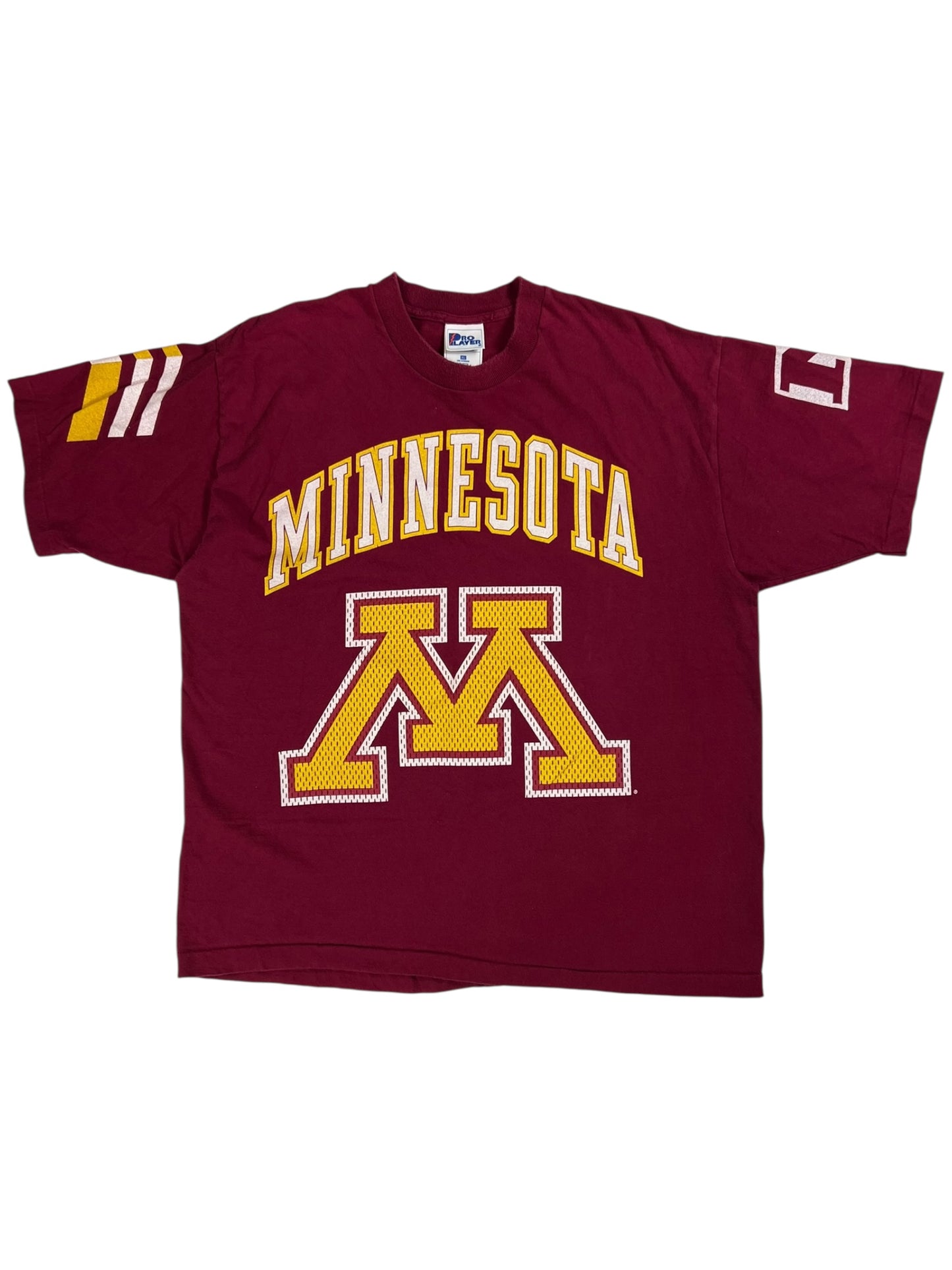 Vintage 90s ProPlayer University of Minnesota Gophers big print tee (XL)