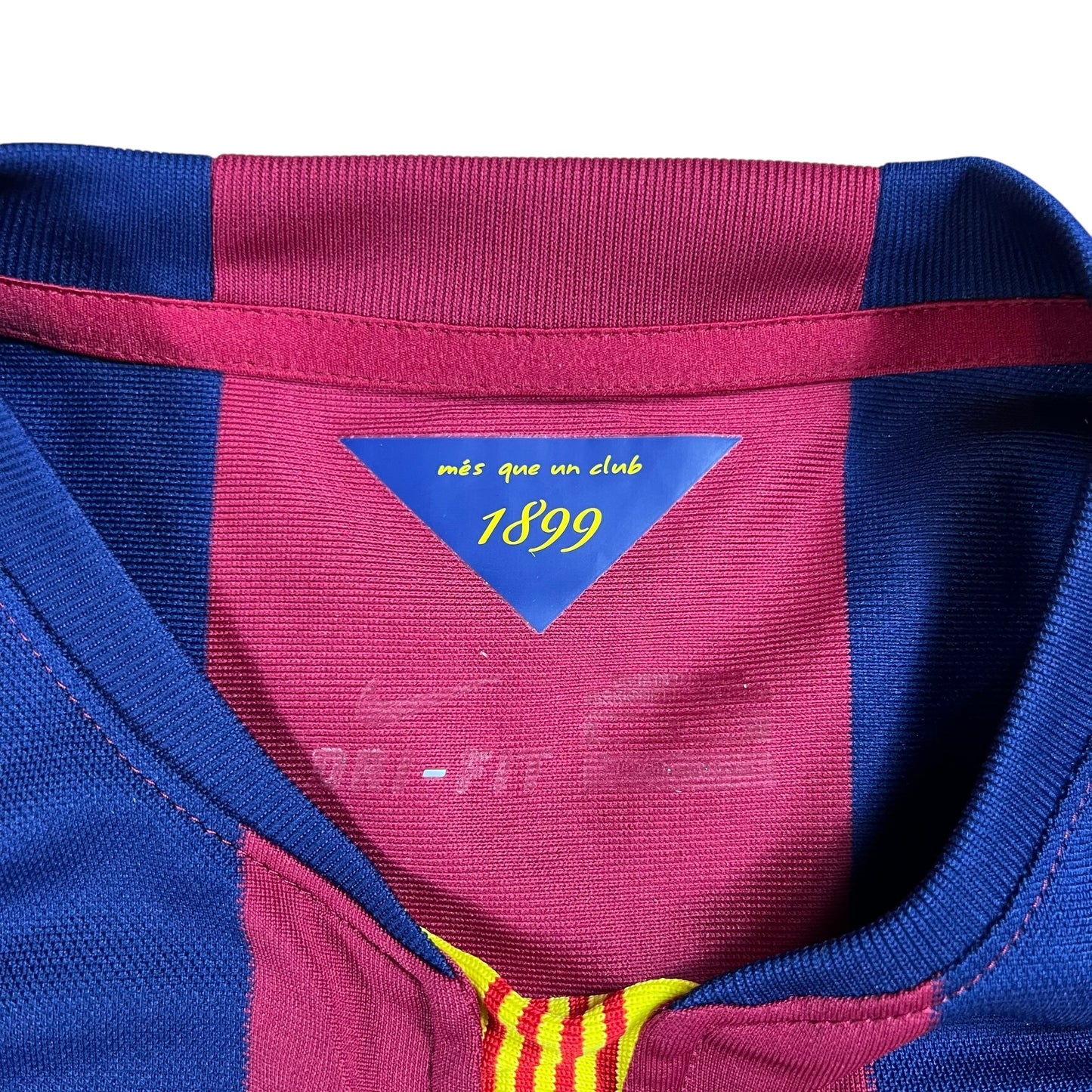 2014 Nike FC Barcelona Qatar Airways LFP soccer jersey (S)