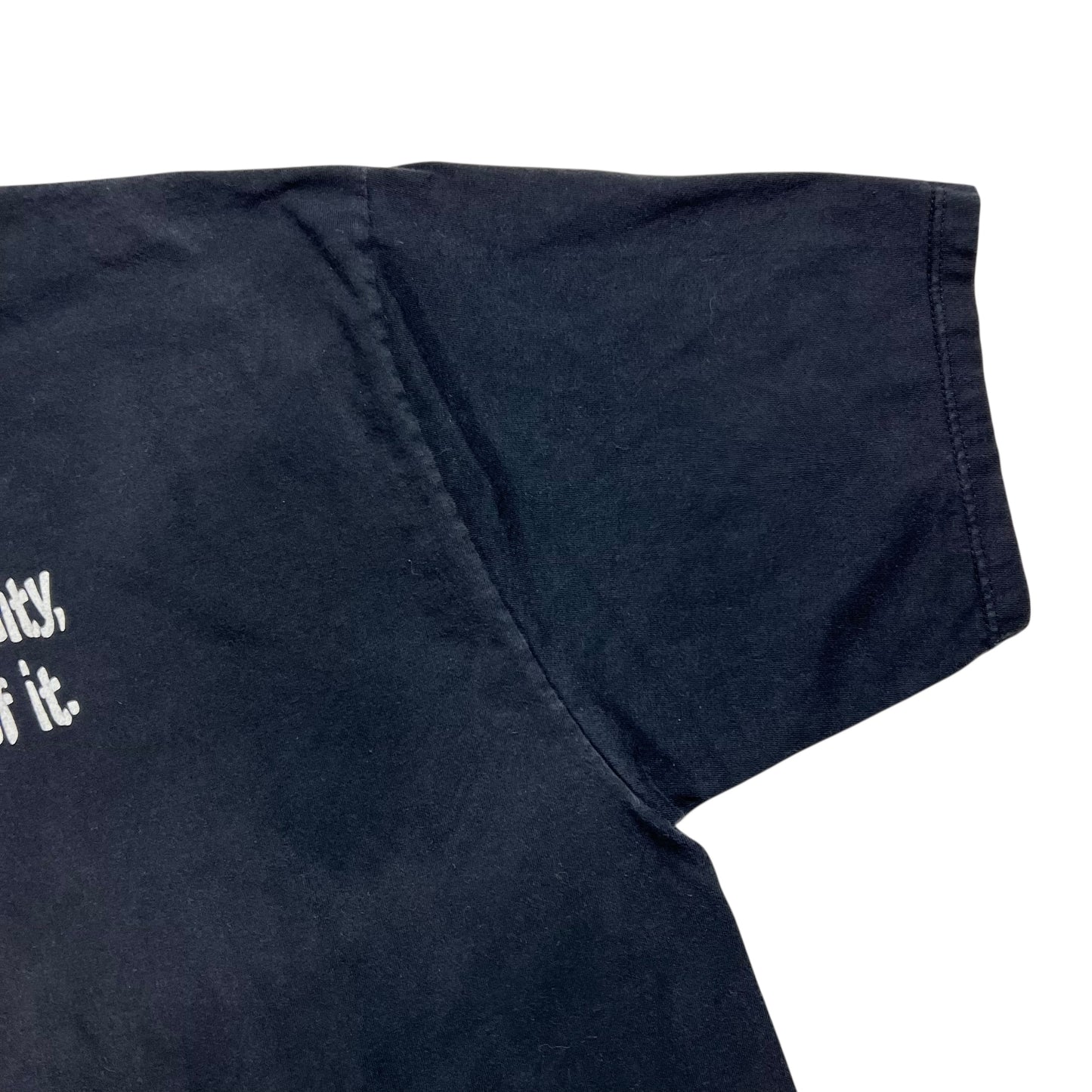 Vintage 90s “I don’t suffer from insanity, I enjoy every minute of it.” text tee (XL)
