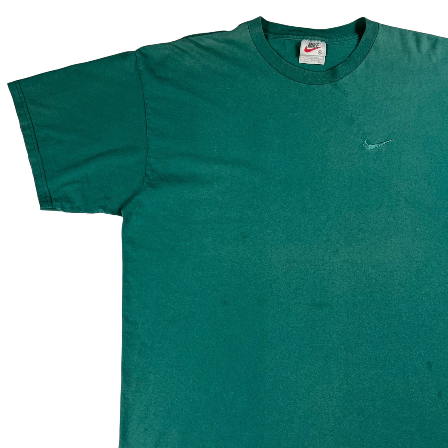 Vintage 90s Nike mini swoosh tonal faded tee (XL)