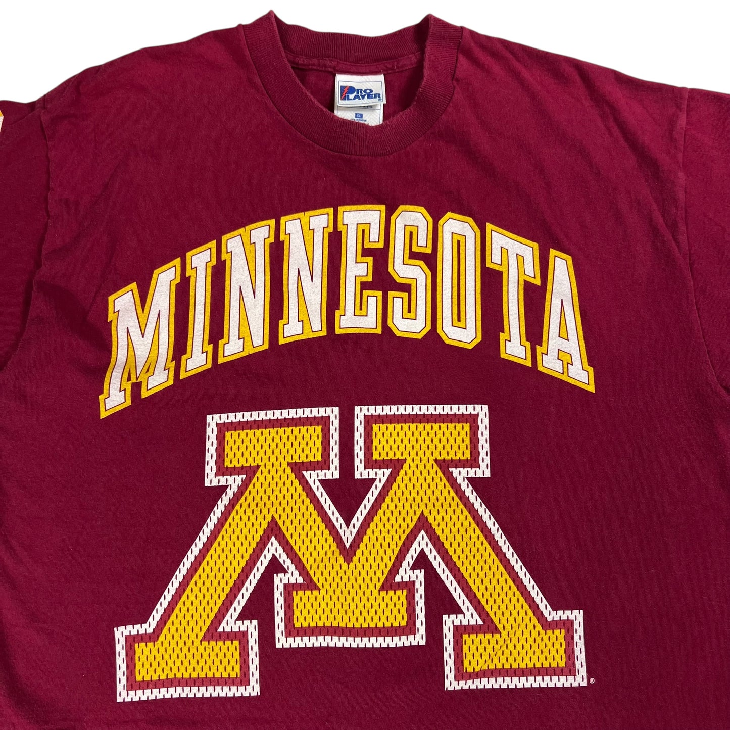 Vintage 90s ProPlayer University of Minnesota Gophers big print tee (XL)