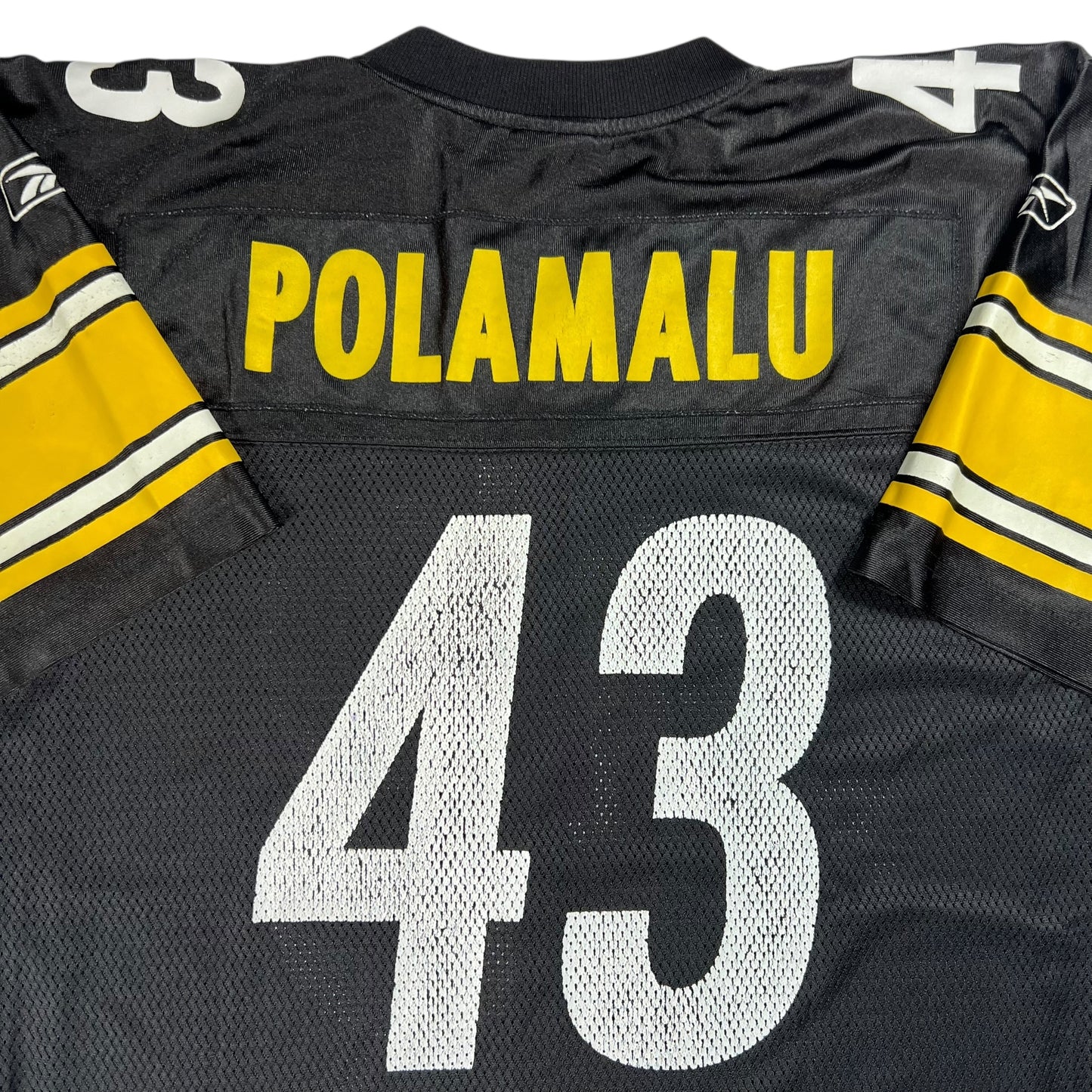 Vintage Y2K Pittsburgh Steelers Troy Polamalu faded jersey (M)