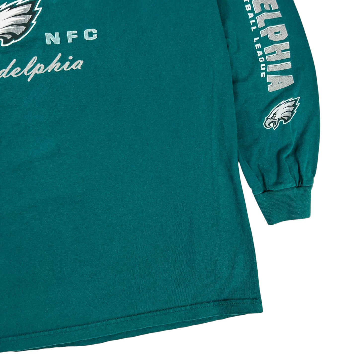 Vintage Y2K Philadelphia Eagles long sleeve print shirt (L)