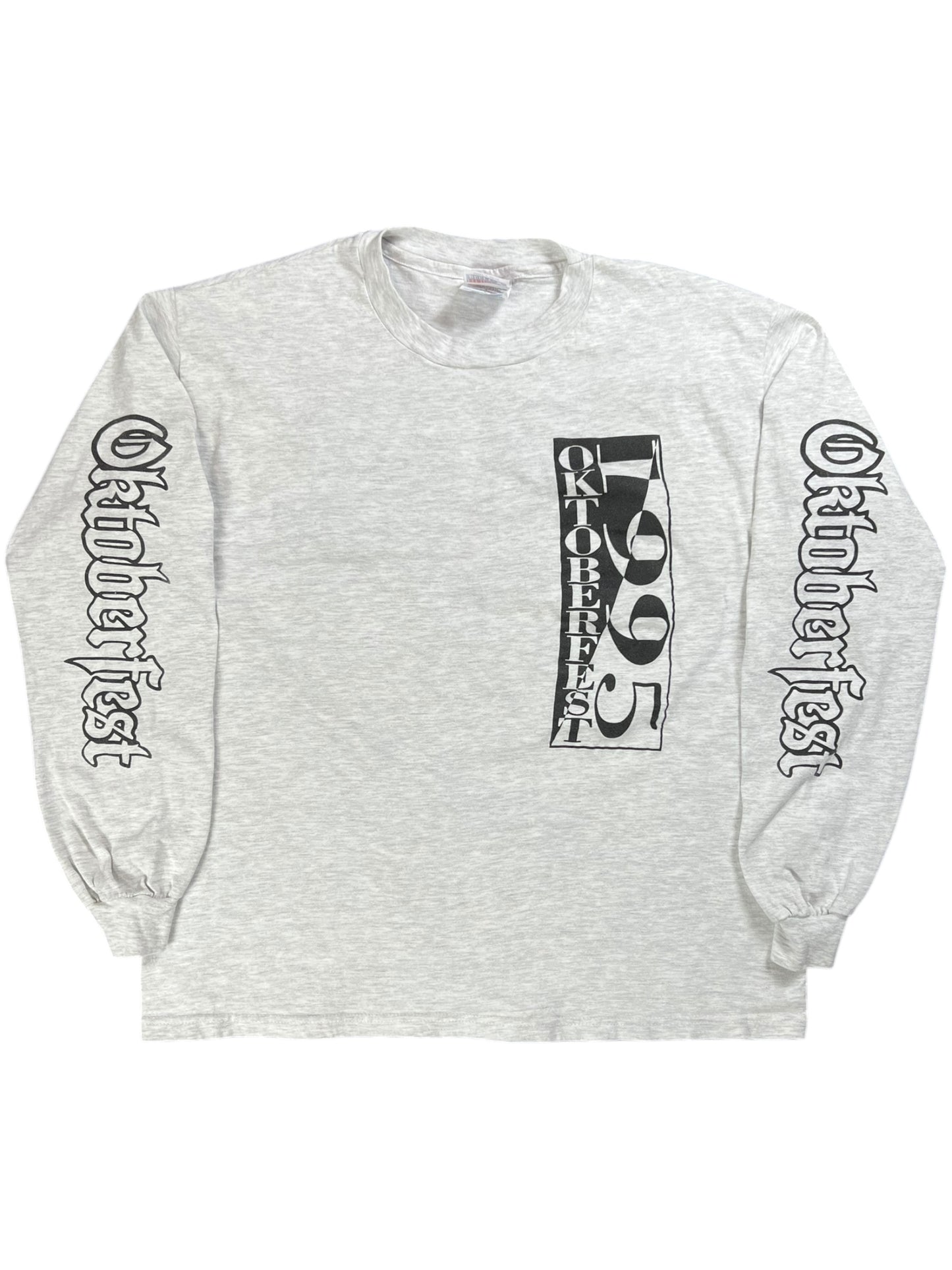 Vintage 1995 Oktoberfest long sleeve print beer shirt (L)