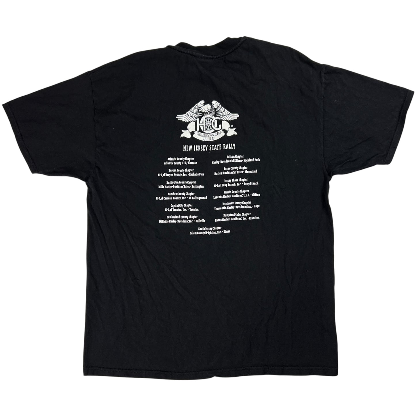 Vintage 1998 Harley Davidson New Jersey State Hog rally tee (XL)