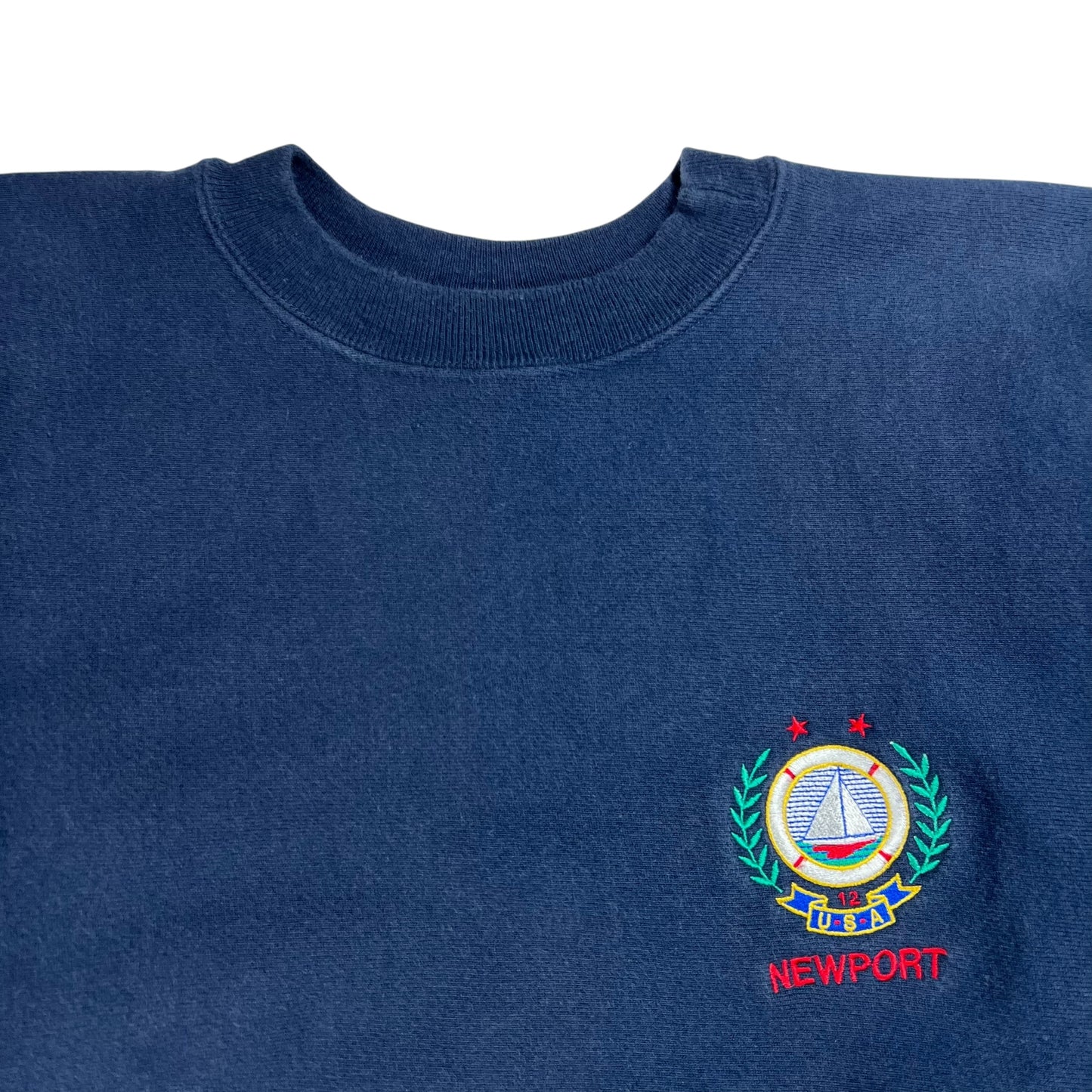 Vintage 90s Champion reverse weave Newport USA crewneck (XL)