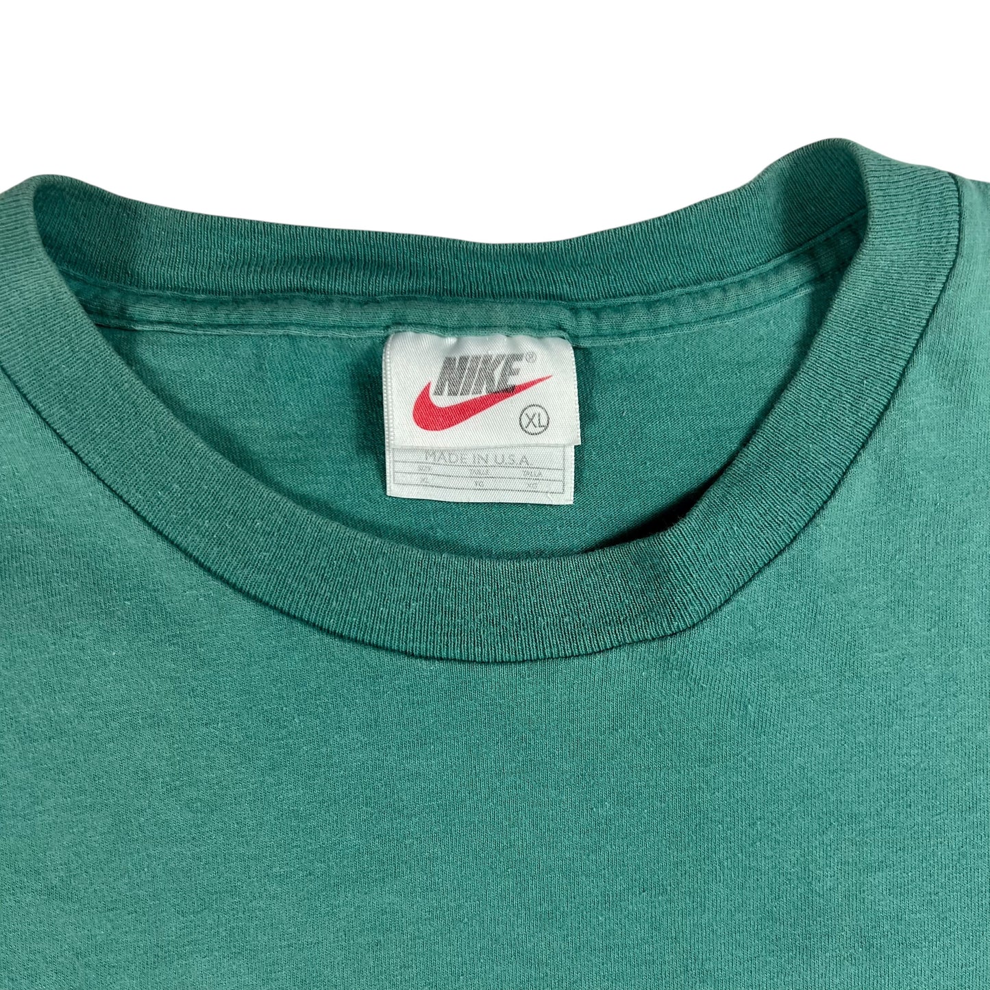 Vintage 90s Nike mini swoosh tonal faded tee (XL)