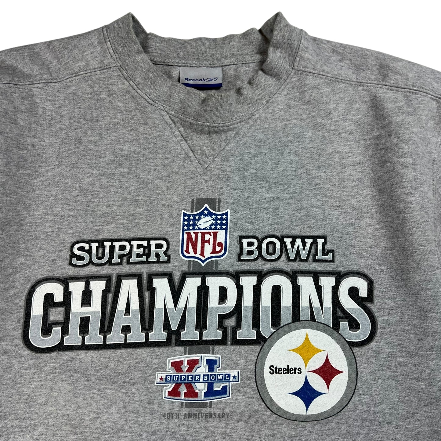 Vintage 2006 Pittsburgh Steelers Super Bowl XL champions crewneck (L)