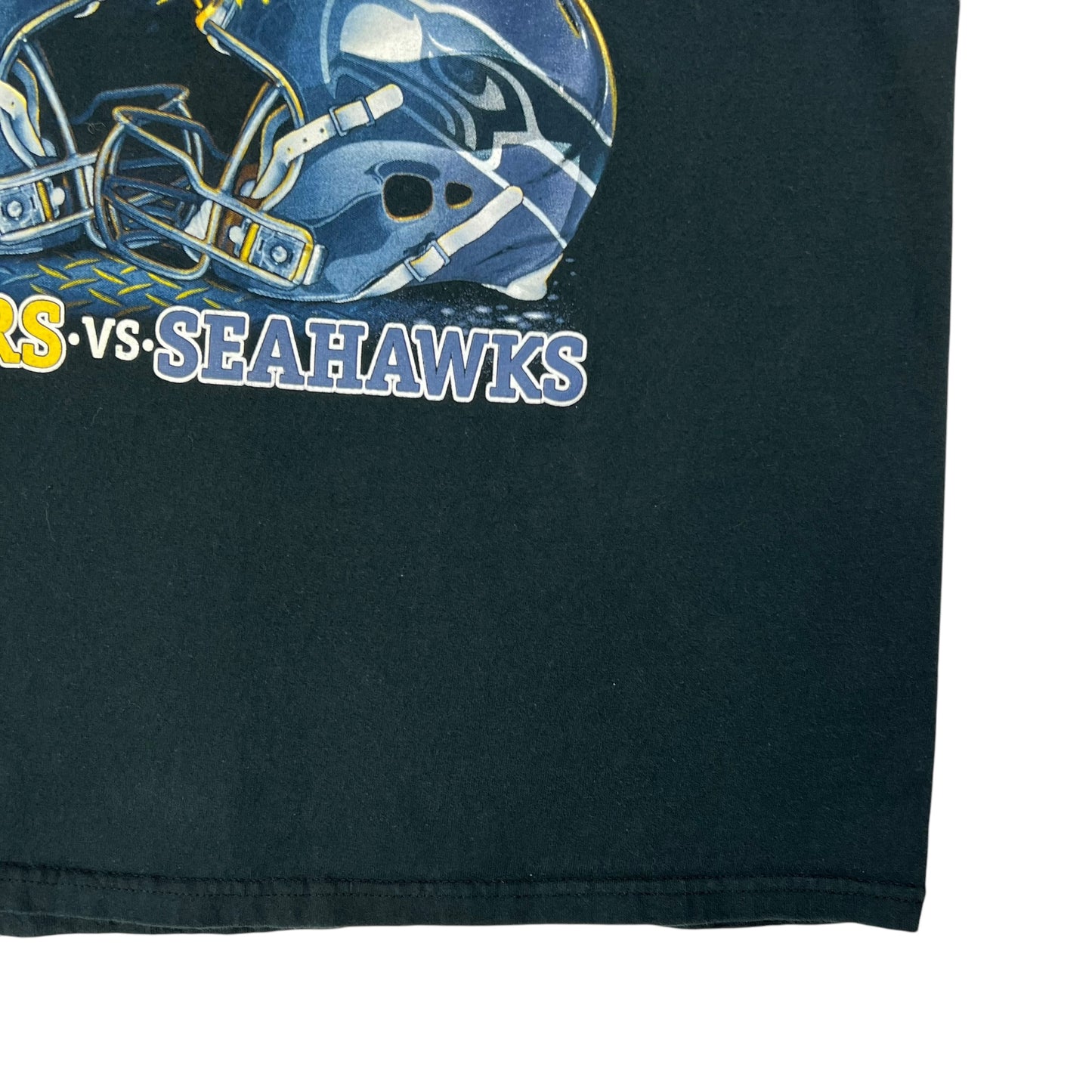 Vintage 2006 Super Bowl XL Pittsburgh Steelers Seattle Seahawks tee (L)