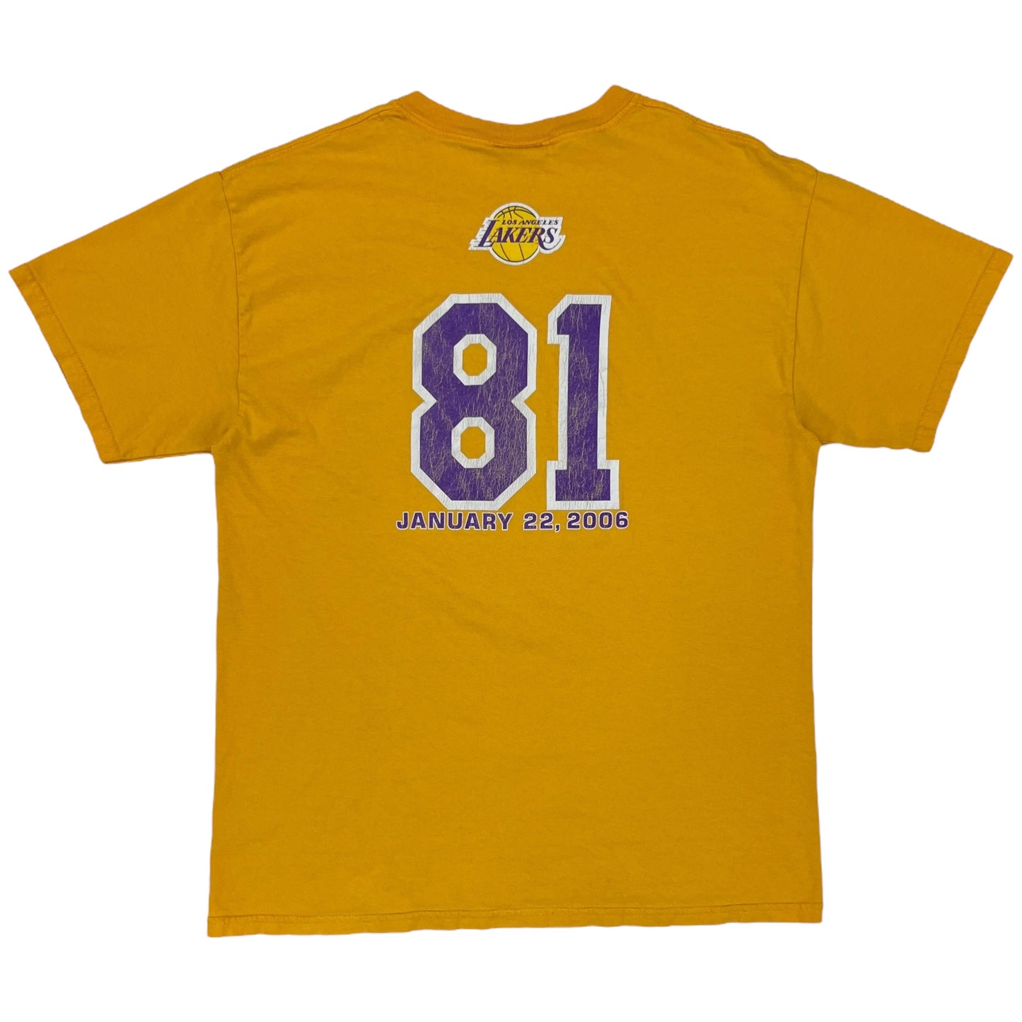 Vintage 2006 Los Angeles Lakers Kobe Bryant 81 Points tee (L)