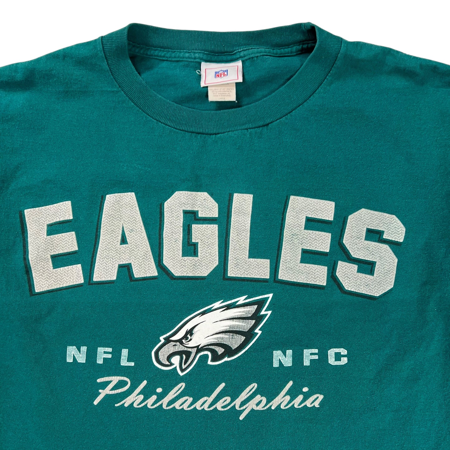 Vintage Y2K Philadelphia Eagles long sleeve print shirt (L)
