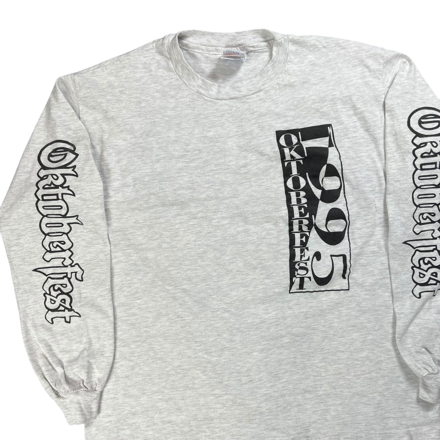 Vintage 1995 Oktoberfest long sleeve print beer shirt (L)