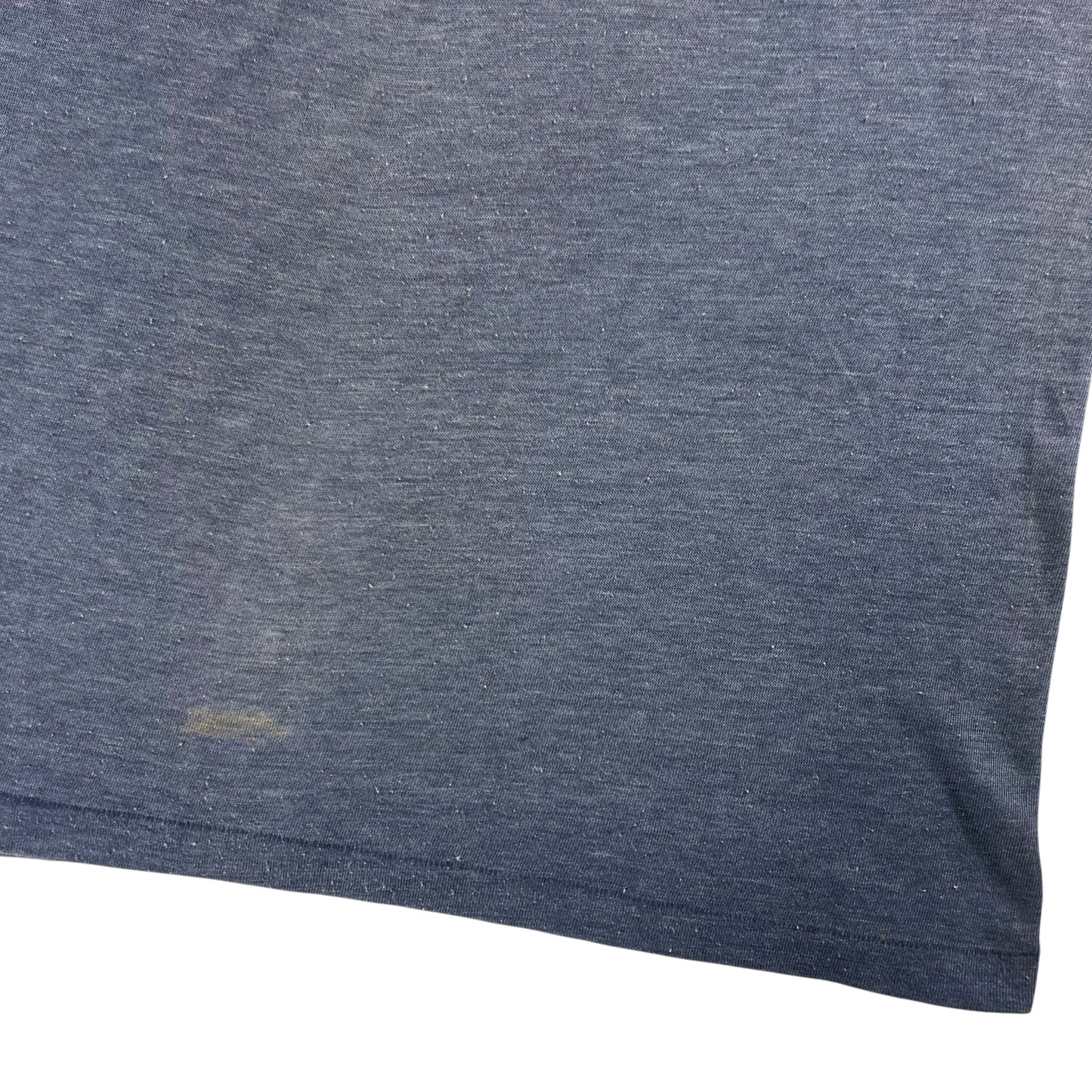 Vintage 1970s faded blue blank tee (M)