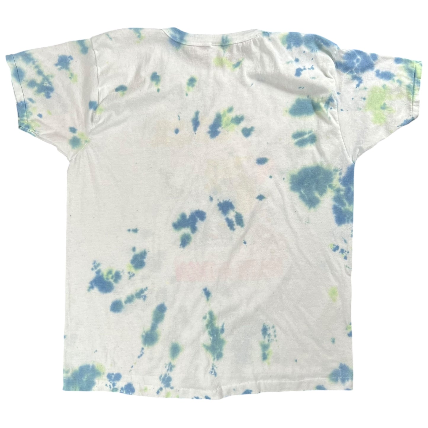 Vintage 80s Math-A-Thon Take A Bite Out Of Math tie dye tee (L)