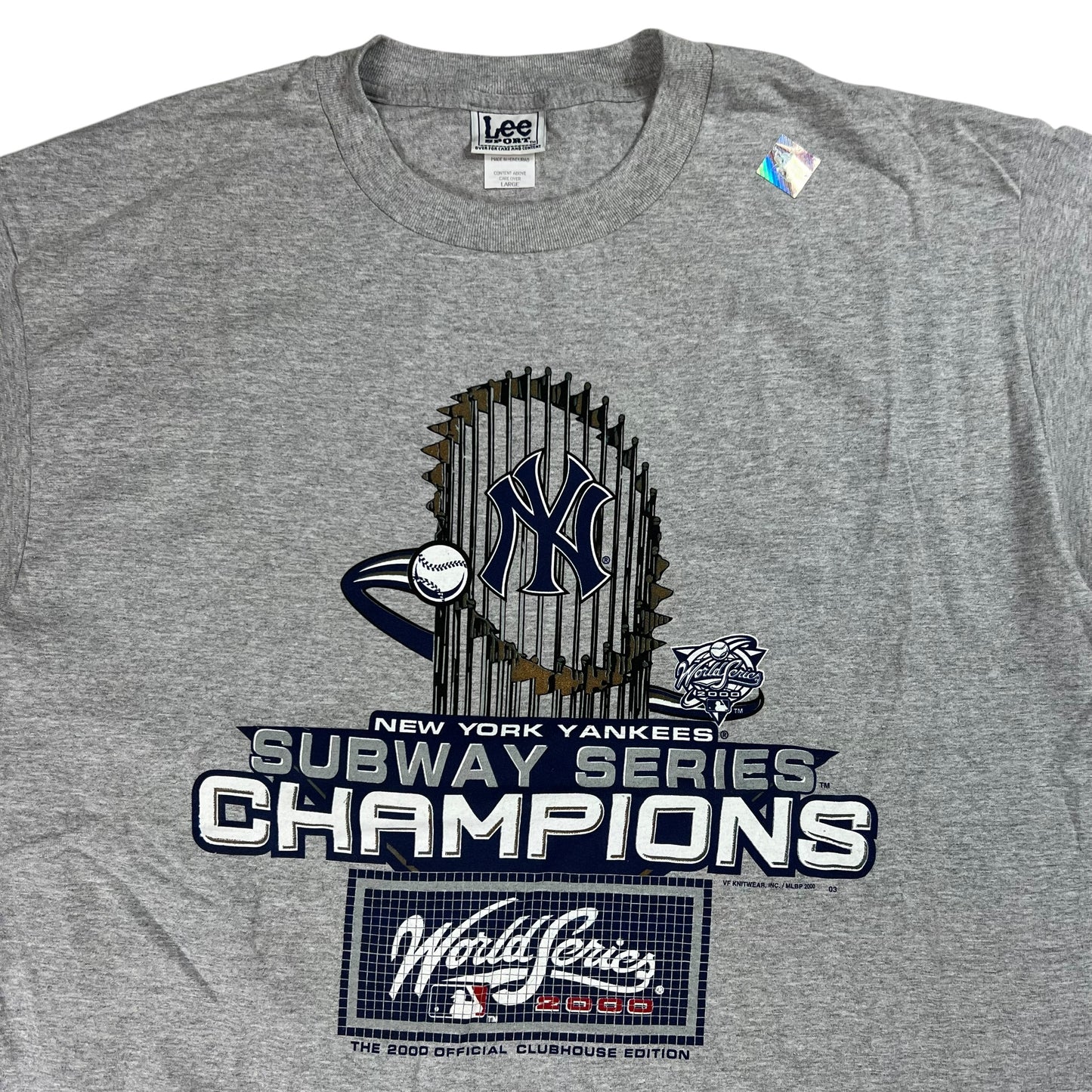 Vintage 2000 Lee New York Yankees World Series champions tee (L) DS