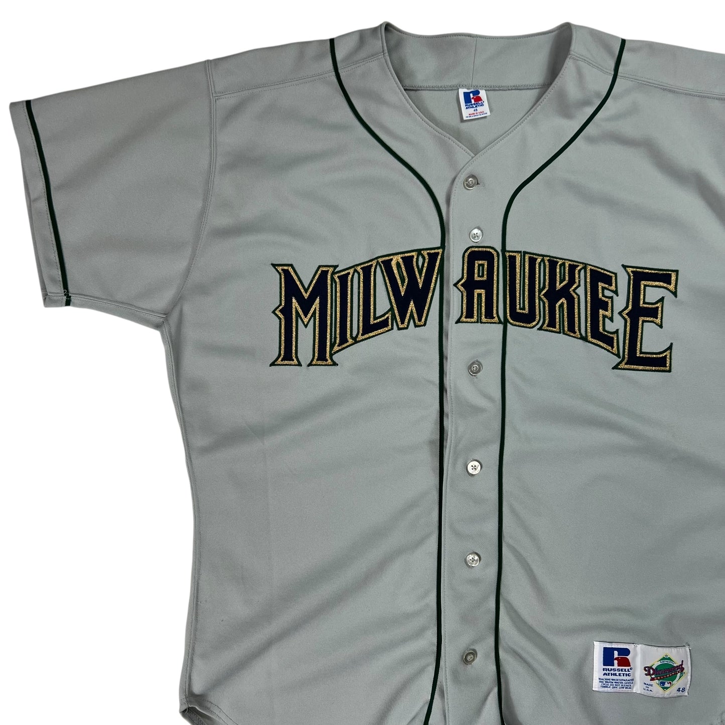 Vintage 90s Russell Athletic Diamond Collection Milwaukee Brewers jersey (XL)