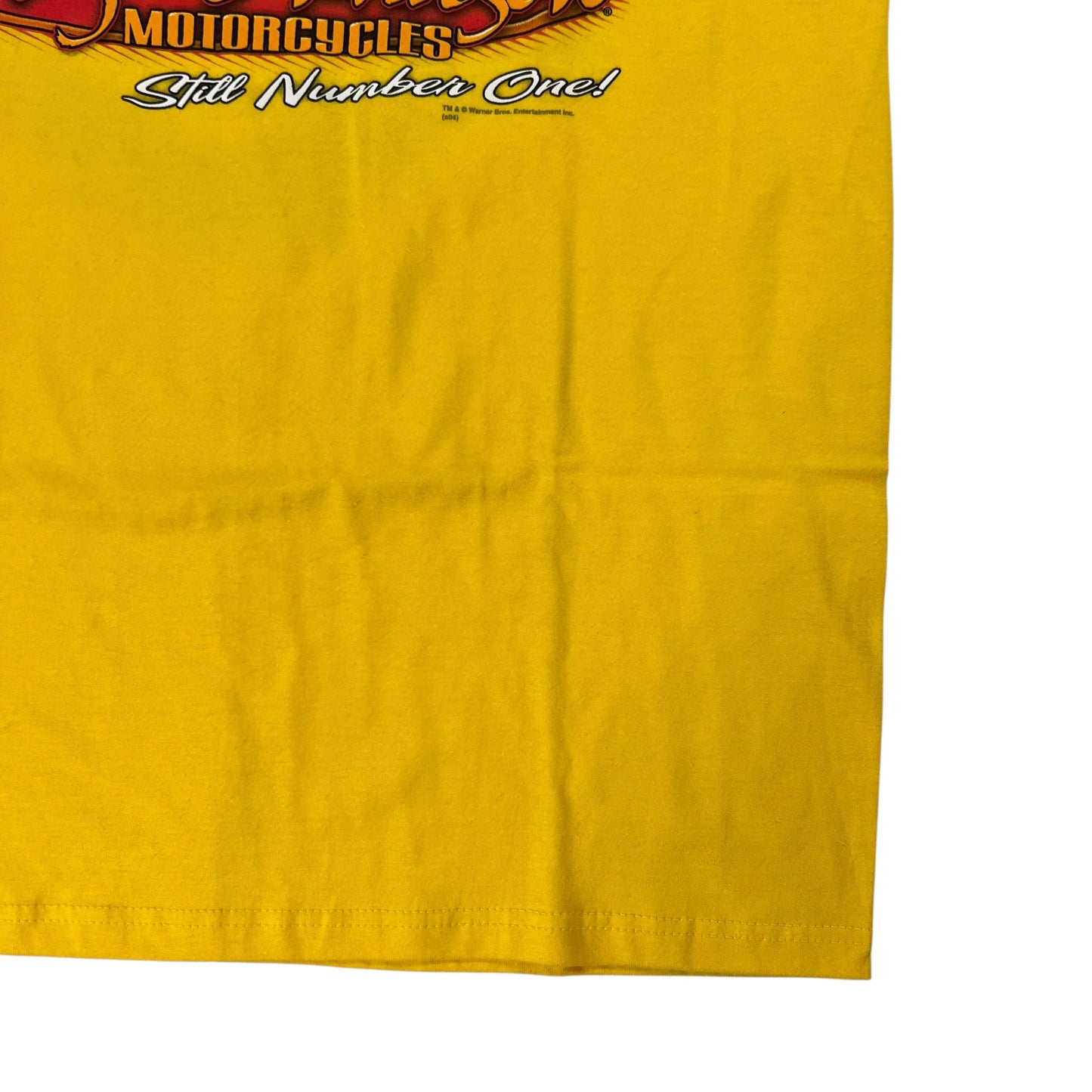 Vintage 2004 Harley Davidson Motorcycles Looney Tunes tee (L) DS NWT