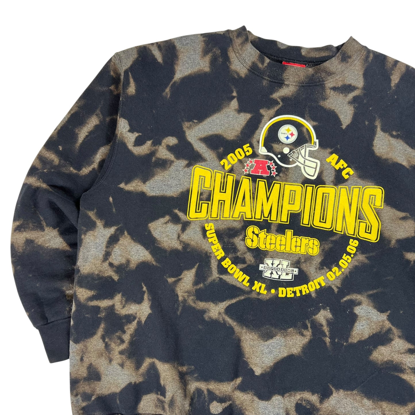 Vintage 2006 Pittsburgh Steelers acid wash crewneck (XL)